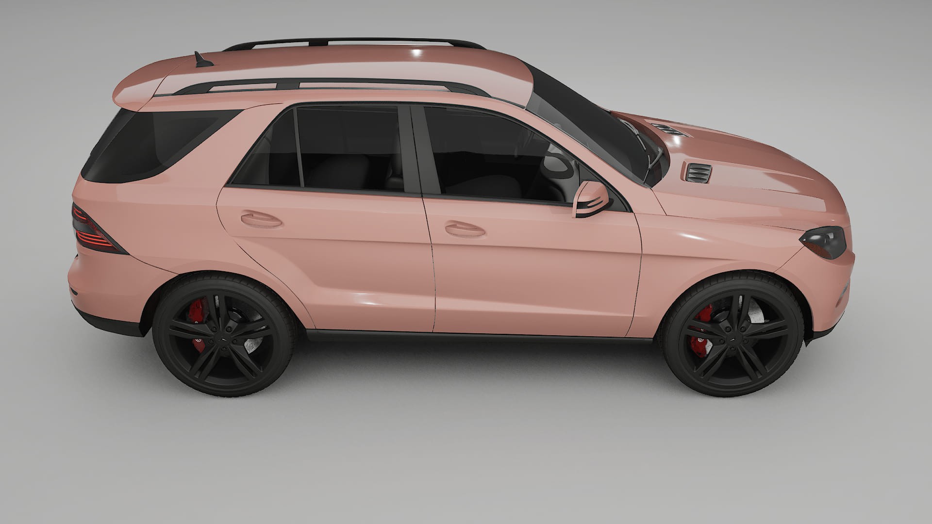 Mercedes M class W166 TPU Lackschutzfolie | BLUSH Farbwechsel PPF – Komplett-Vorgeschnittener Kit
