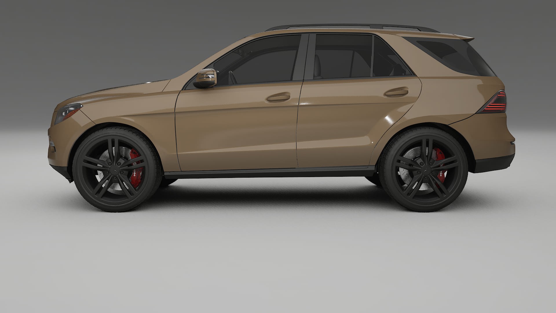 Mercedes M class W166 TPU Lackschutzfolie | SAHARA Farbwechsel PPF – Komplett-Vorgeschnittener Kit