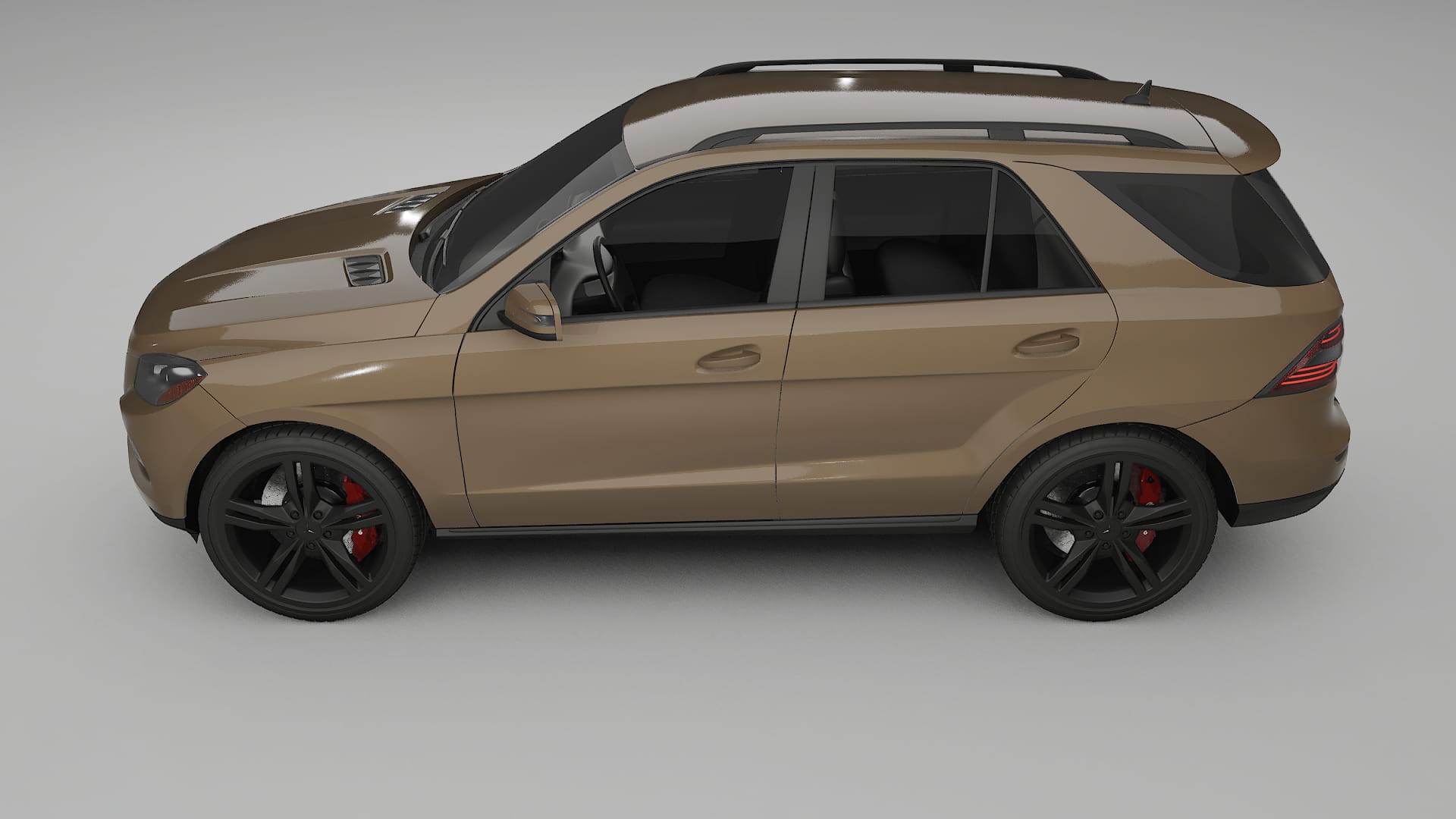 Mercedes M class W166 TPU Lackschutzfolie | SAHARA Farbwechsel PPF – Komplett-Vorgeschnittener Kit