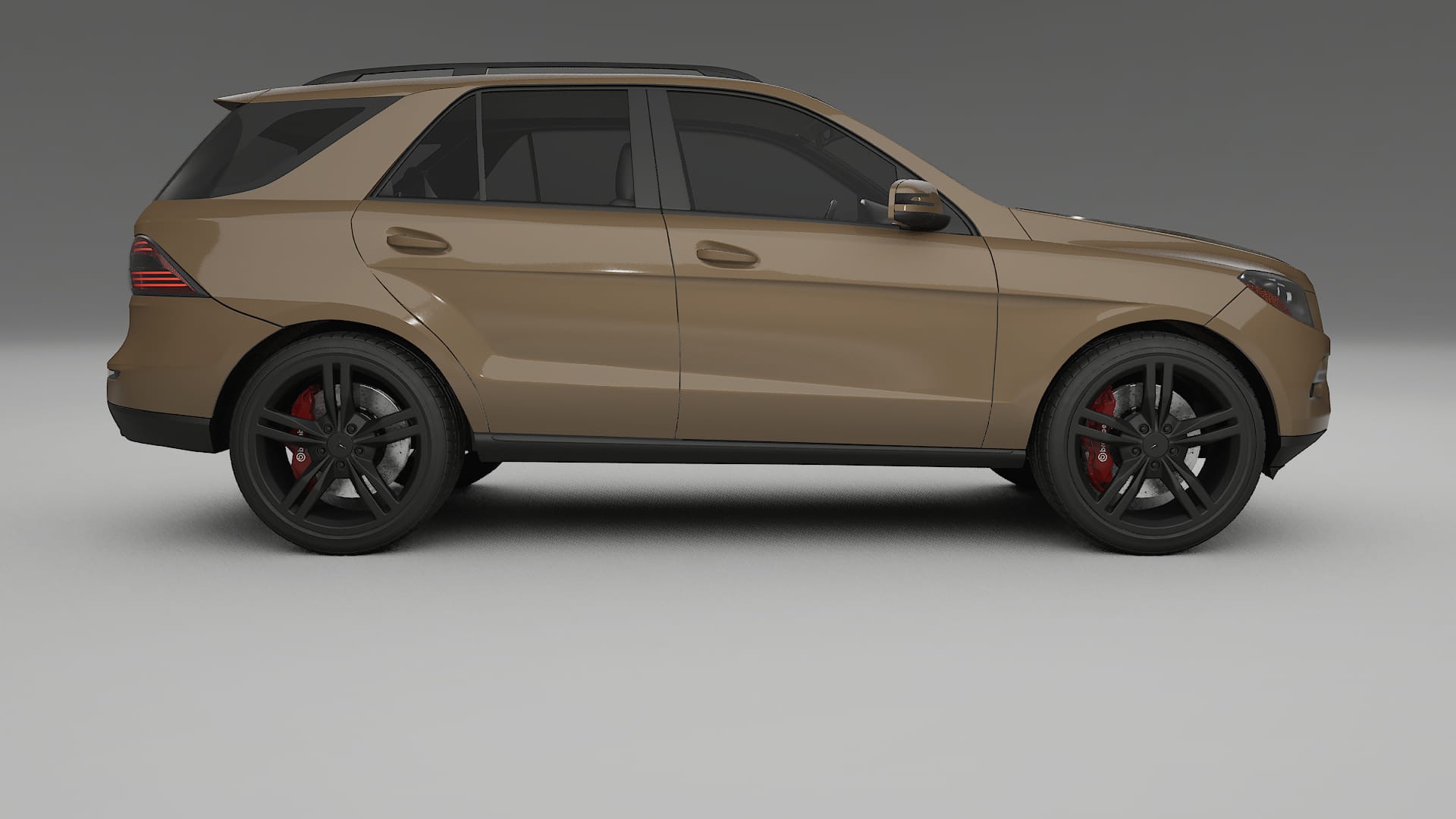 Mercedes M class W166 TPU Lackschutzfolie | SAHARA Farbwechsel PPF – Komplett-Vorgeschnittener Kit