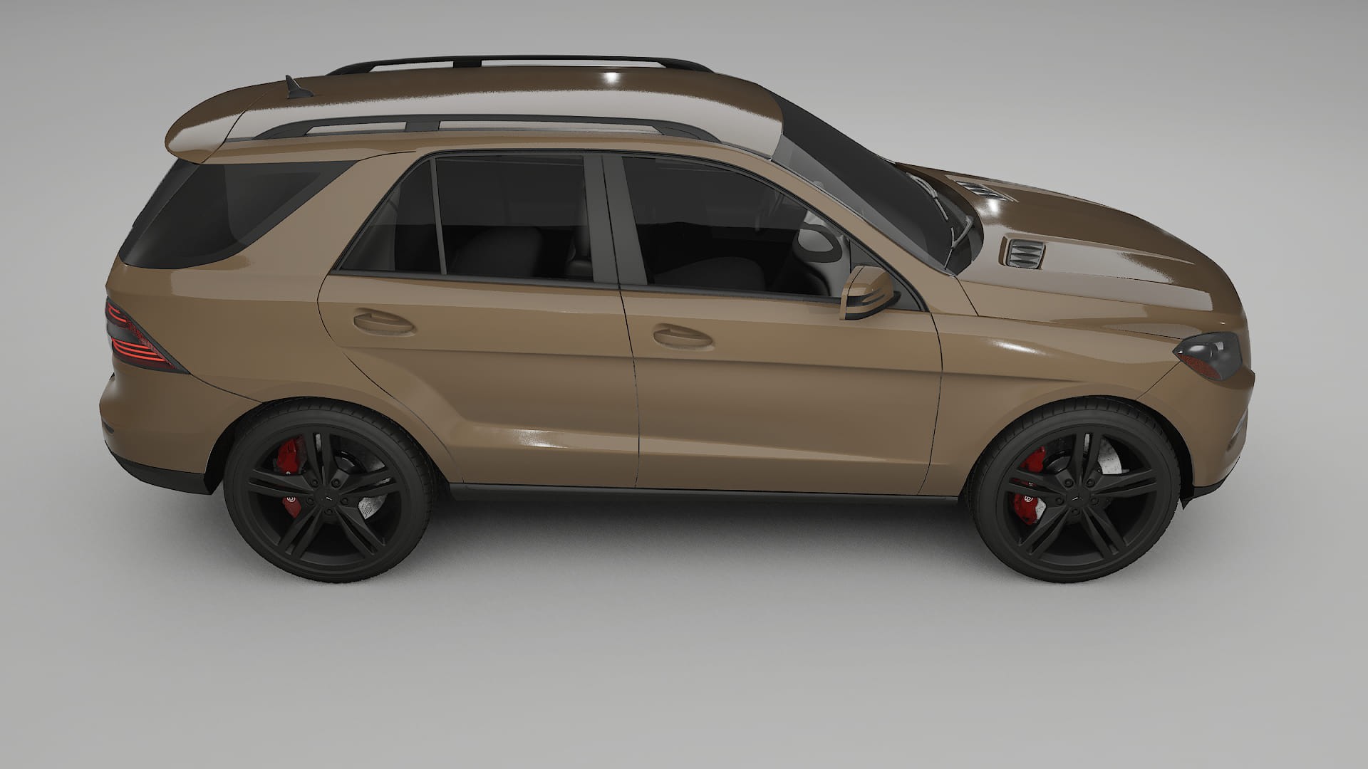 Mercedes M class W166 TPU Lackschutzfolie | SAHARA Farbwechsel PPF – Komplett-Vorgeschnittener Kit