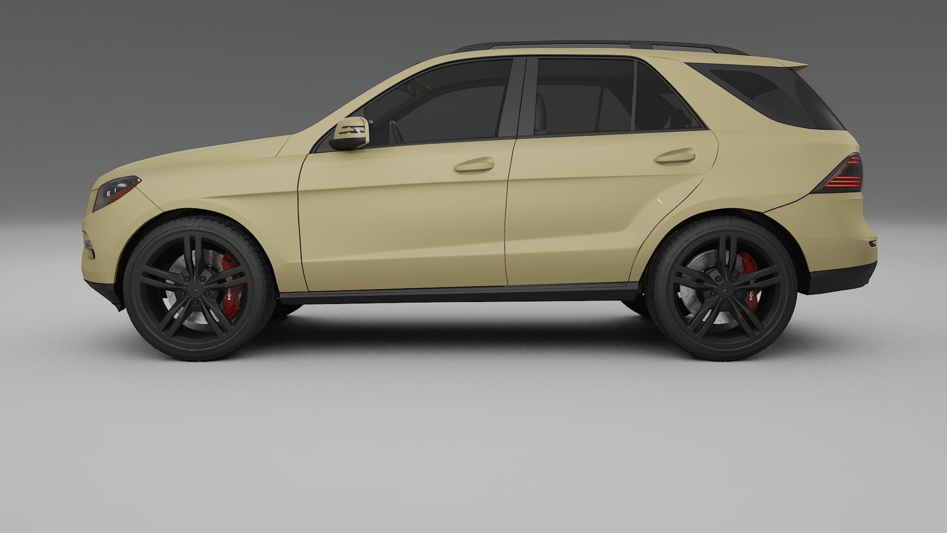 Mercedes M class W166 TPU Lackschutzfolie | SAND Farbwechsel PPF – Komplett-Vorgeschnittener Kit