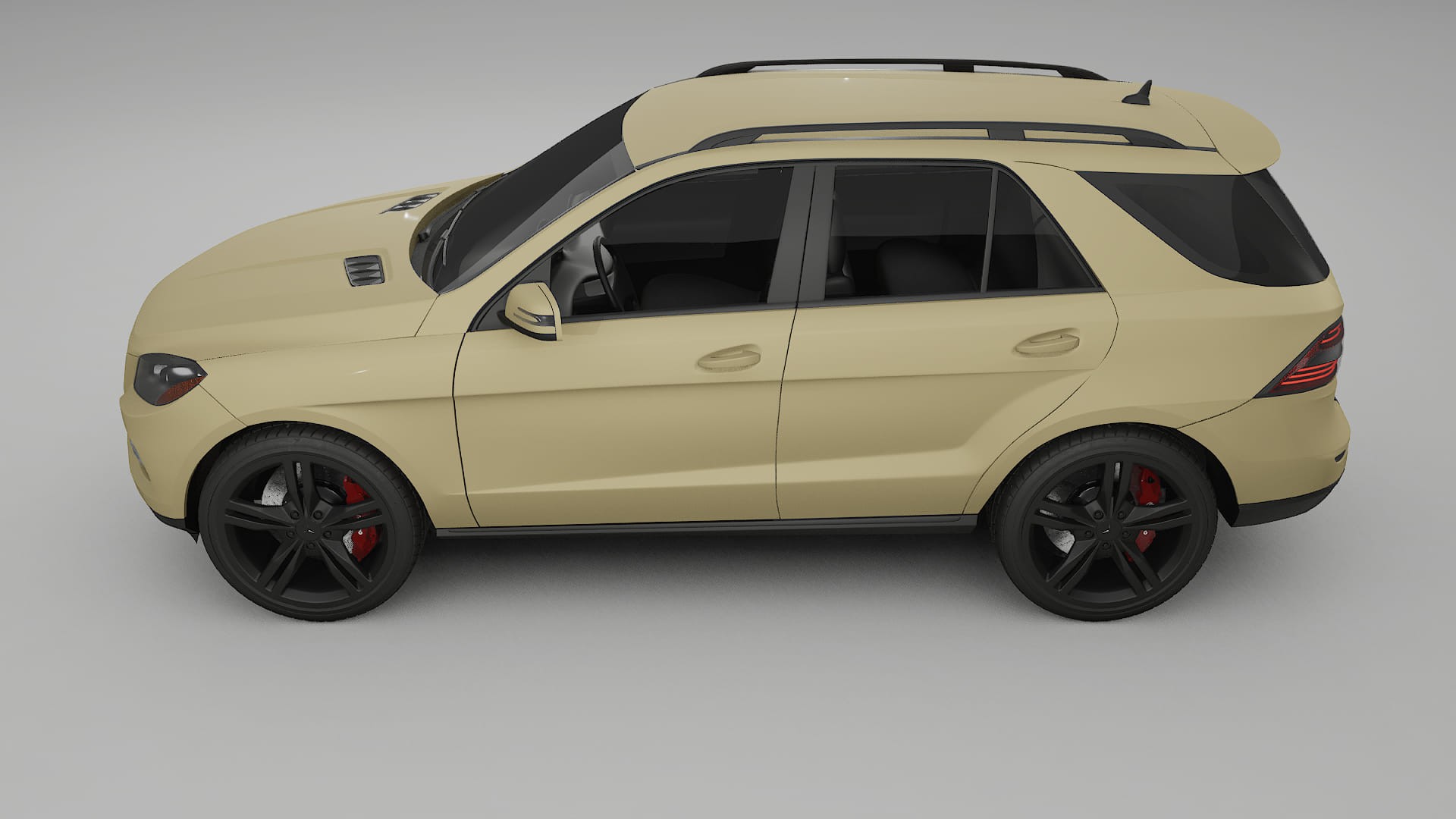 Mercedes M class W166 TPU Lackschutzfolie | SAND Farbwechsel PPF – Komplett-Vorgeschnittener Kit