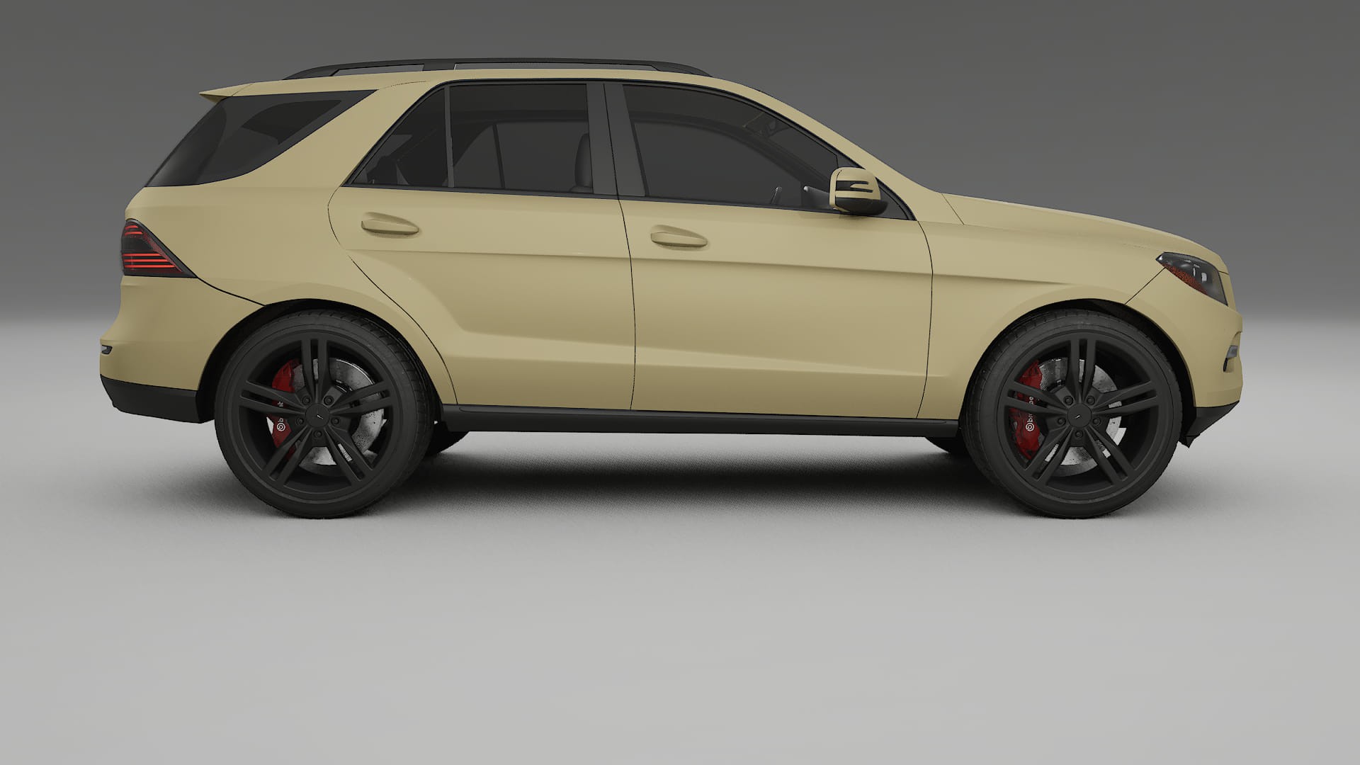 Mercedes M class W166 TPU Lackschutzfolie | SAND Farbwechsel PPF – Komplett-Vorgeschnittener Kit