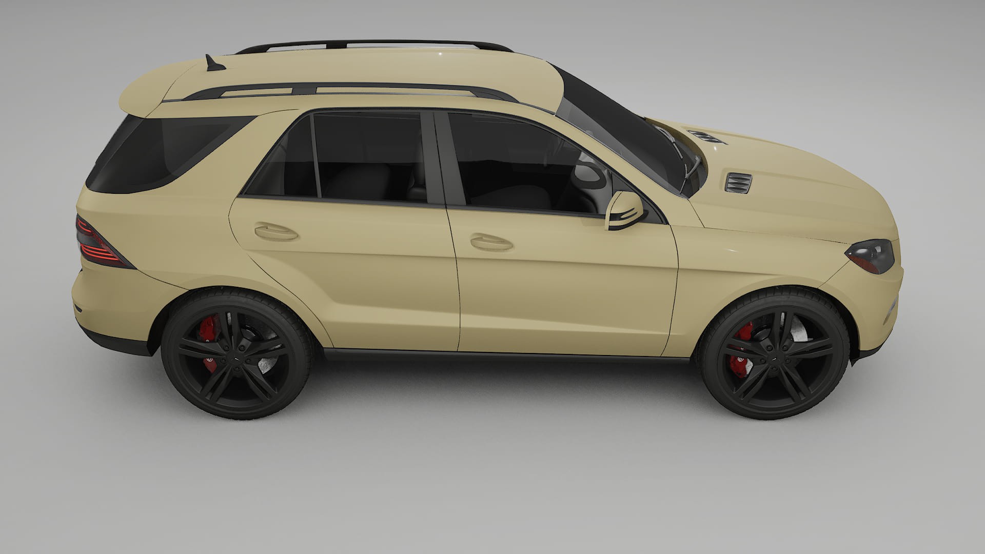 Mercedes M class W166 TPU Lackschutzfolie | SAND Farbwechsel PPF – Komplett-Vorgeschnittener Kit