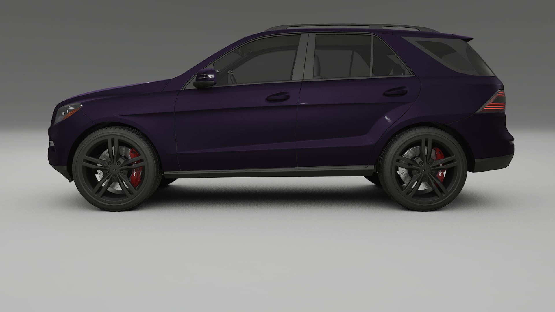 Mercedes M class W166 TPU Lackschutzfolie | VIOLET Farbwechsel PPF – Komplett-Vorgeschnittener Kit