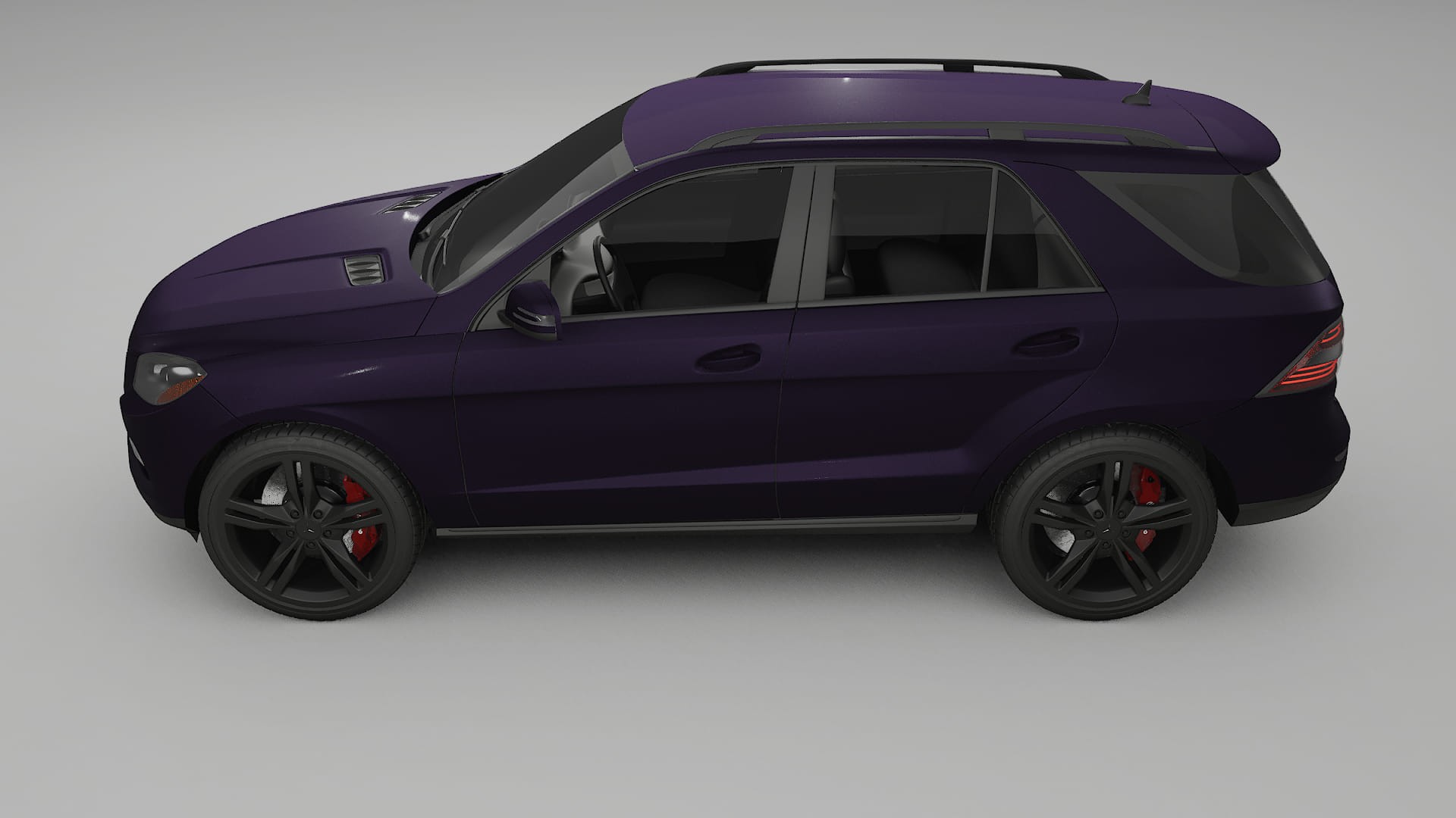 Mercedes M class W166 TPU Lackschutzfolie | VIOLET Farbwechsel PPF – Komplett-Vorgeschnittener Kit