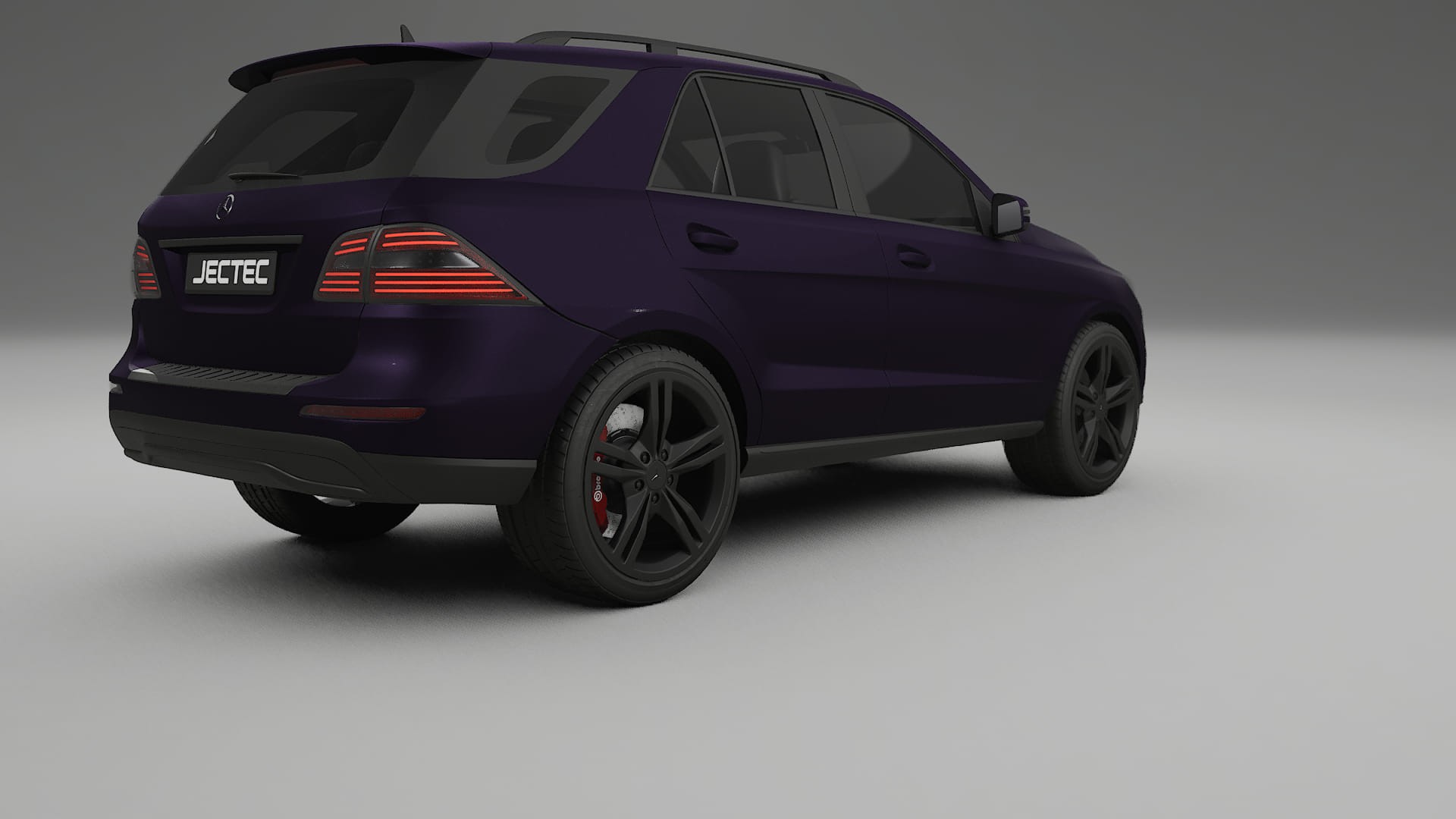 Mercedes M class W166 TPU Lackschutzfolie | VIOLET Farbwechsel PPF – Komplett-Vorgeschnittener Kit
