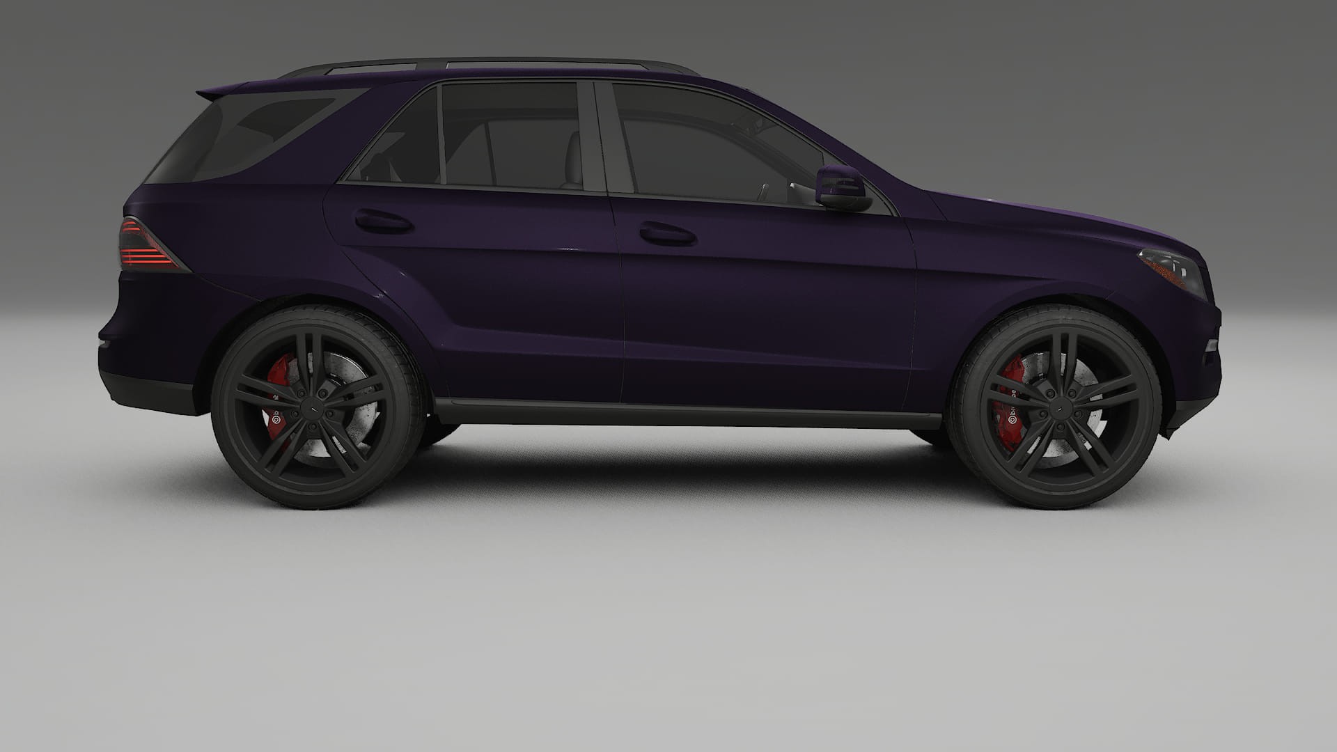 Mercedes M class W166 TPU Lackschutzfolie | VIOLET Farbwechsel PPF – Komplett-Vorgeschnittener Kit