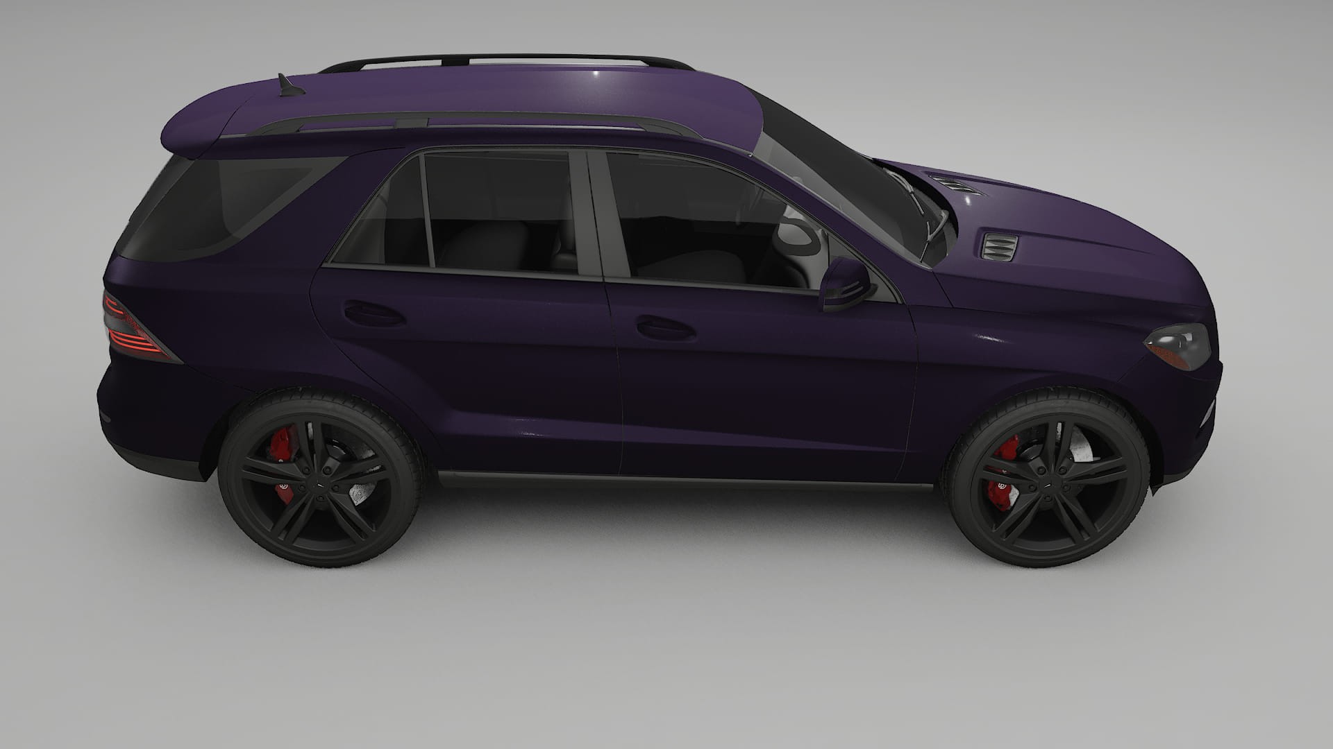 Mercedes M class W166 TPU Lackschutzfolie | VIOLET Farbwechsel PPF – Komplett-Vorgeschnittener Kit