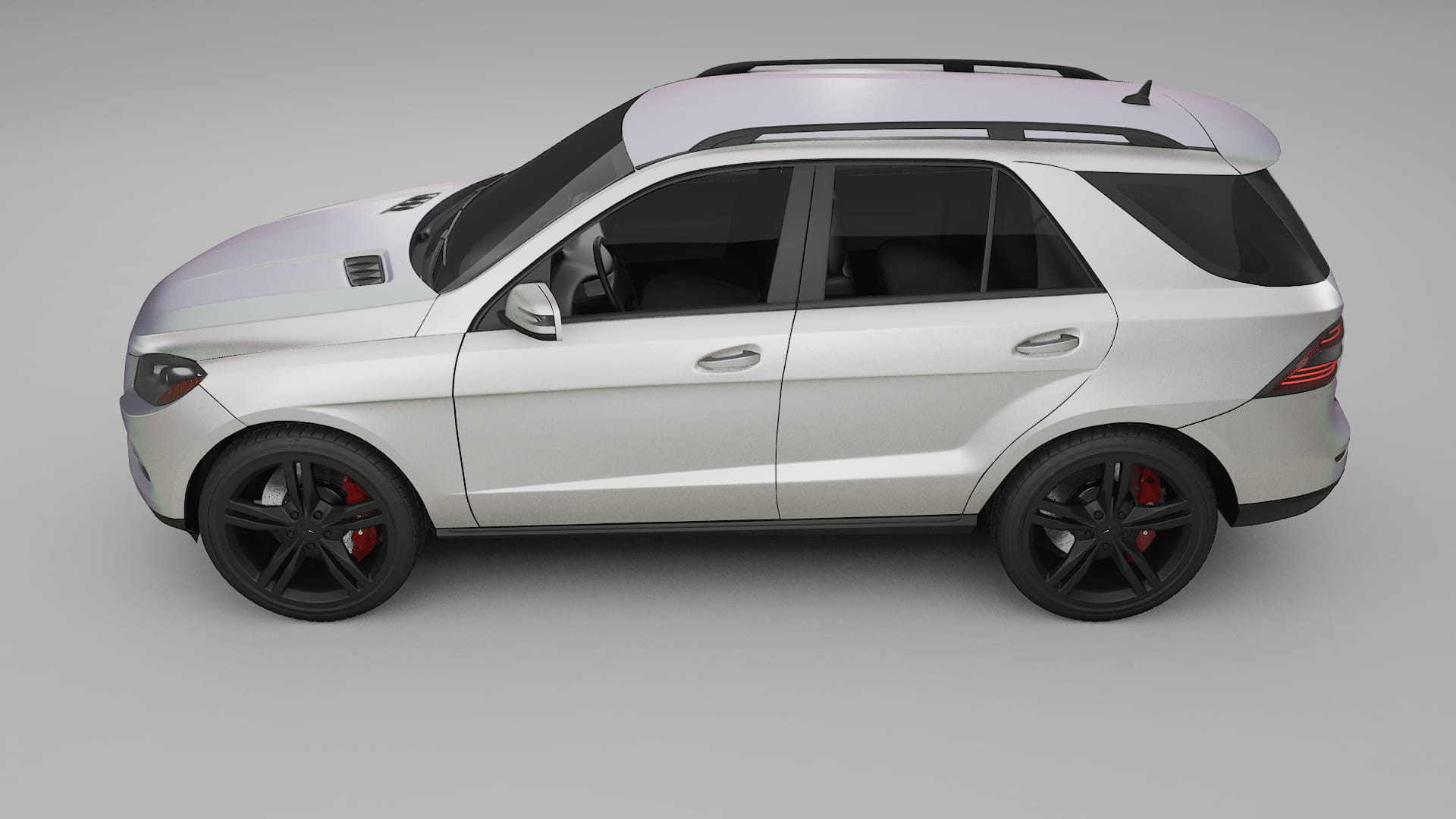Mercedes M class W166 TPU Lackschutzfolie | NEBULA Farbwechsel PPF – Komplett-Vorgeschnittener Kit