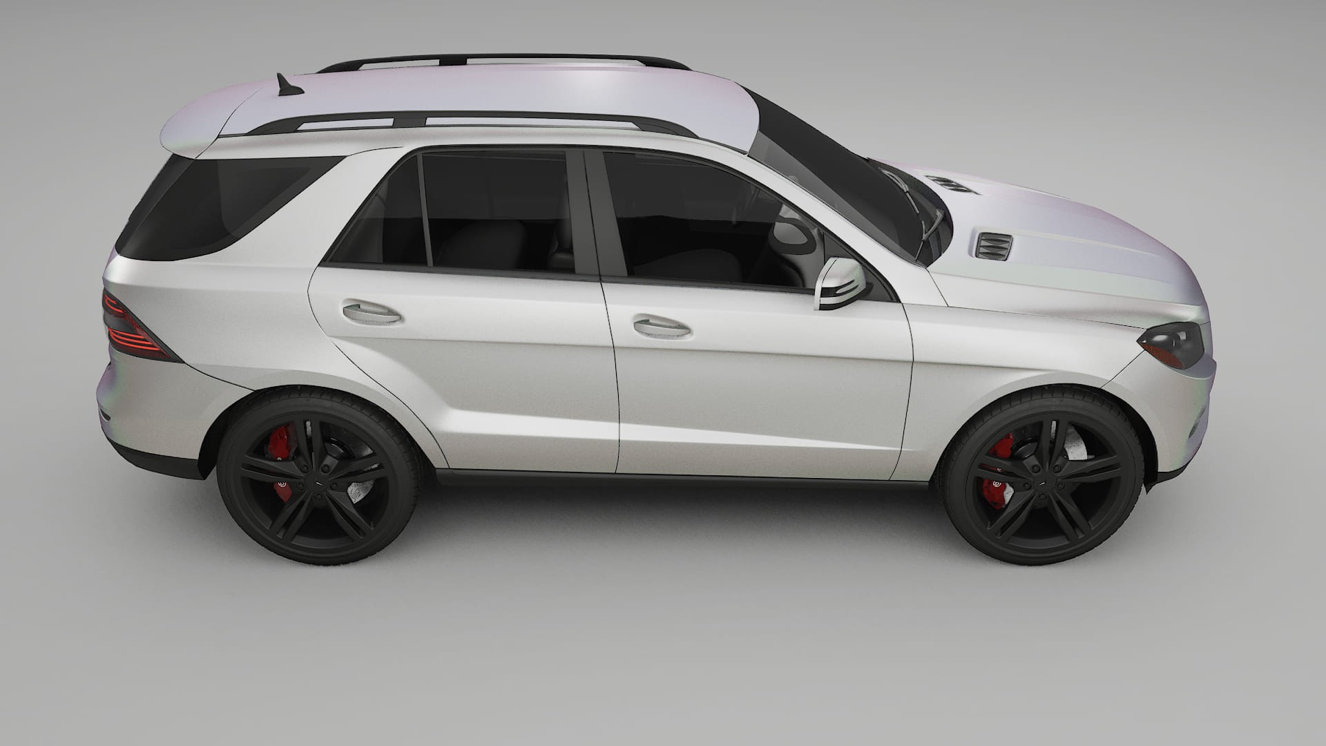 Mercedes M class W166 TPU Lackschutzfolie | NEBULA Farbwechsel PPF – Komplett-Vorgeschnittener Kit