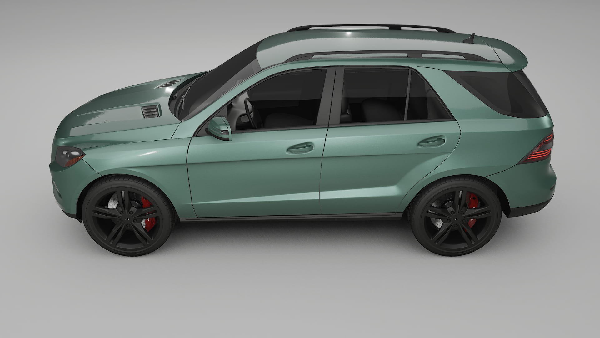 Mercedes M class W166 TPU Lackschutzfolie | EVERGREEN Farbwechsel PPF – Komplett-Vorgeschnittener Kit