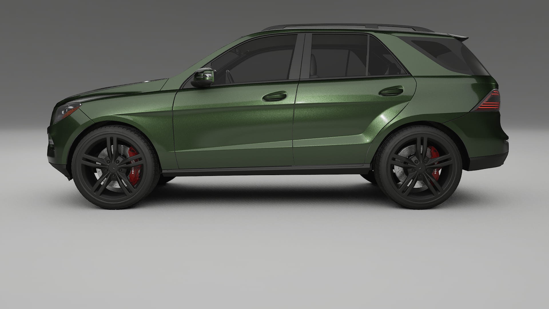 Mercedes M class W166 TPU Lackschutzfolie | LAGOON Farbwechsel PPF – Komplett-Vorgeschnittener Kit