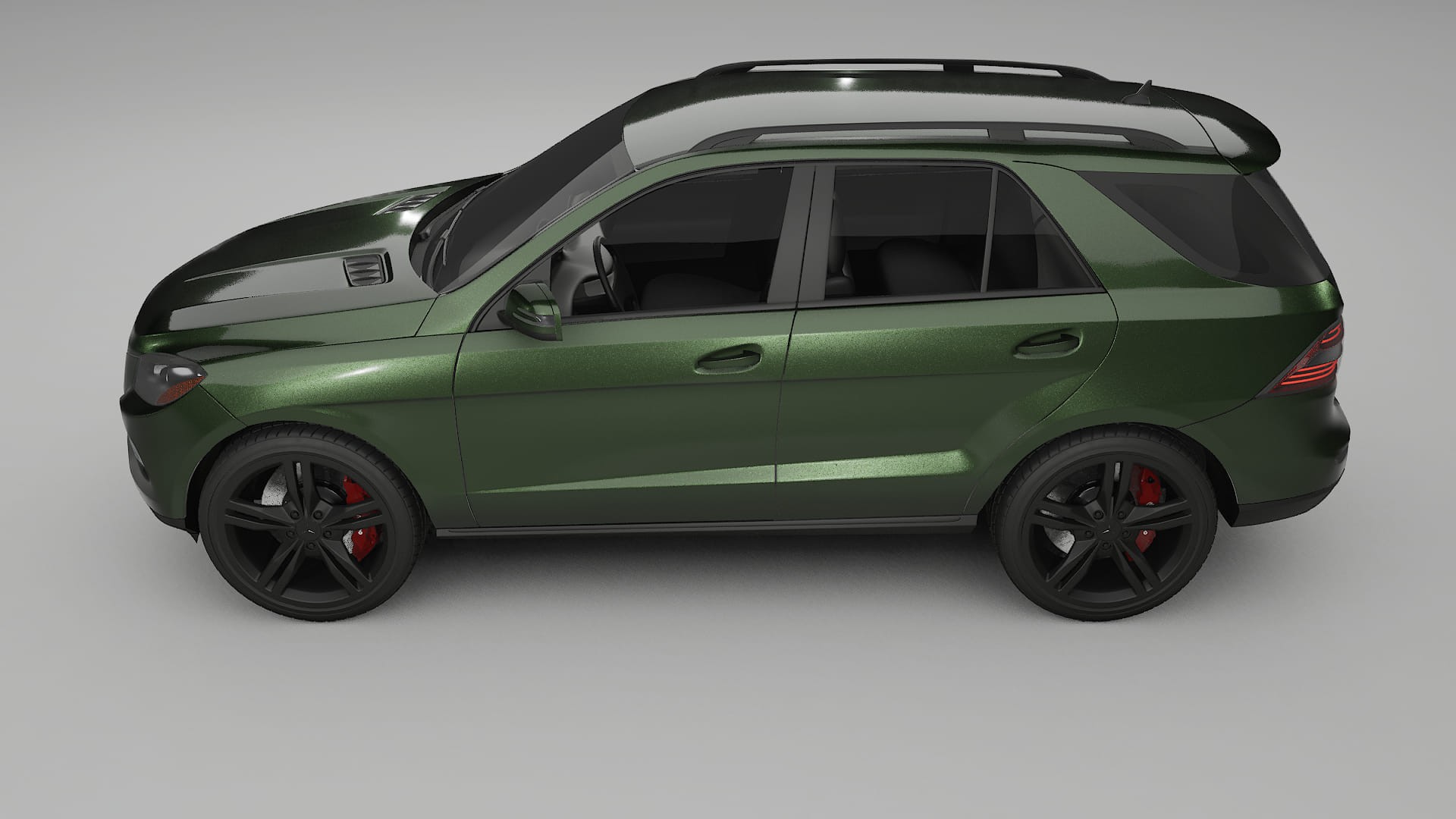 Mercedes M class W166 TPU Lackschutzfolie | LAGOON Farbwechsel PPF – Komplett-Vorgeschnittener Kit