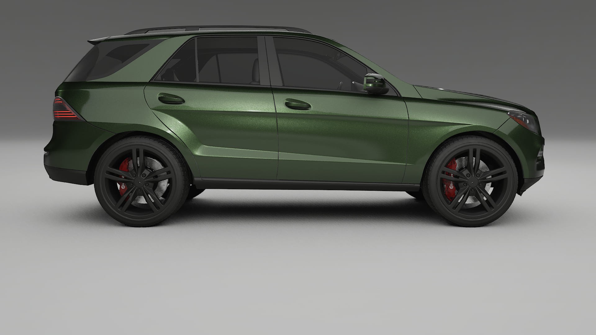 Mercedes M class W166 TPU Lackschutzfolie | LAGOON Farbwechsel PPF – Komplett-Vorgeschnittener Kit