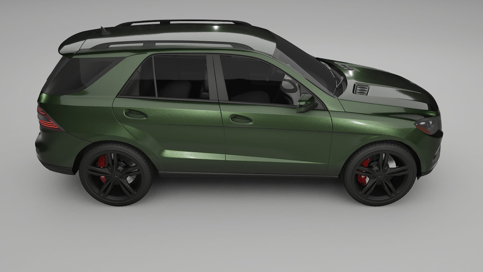 Mercedes M class W166 TPU Lackschutzfolie | LAGOON Farbwechsel PPF – Komplett-Vorgeschnittener Kit