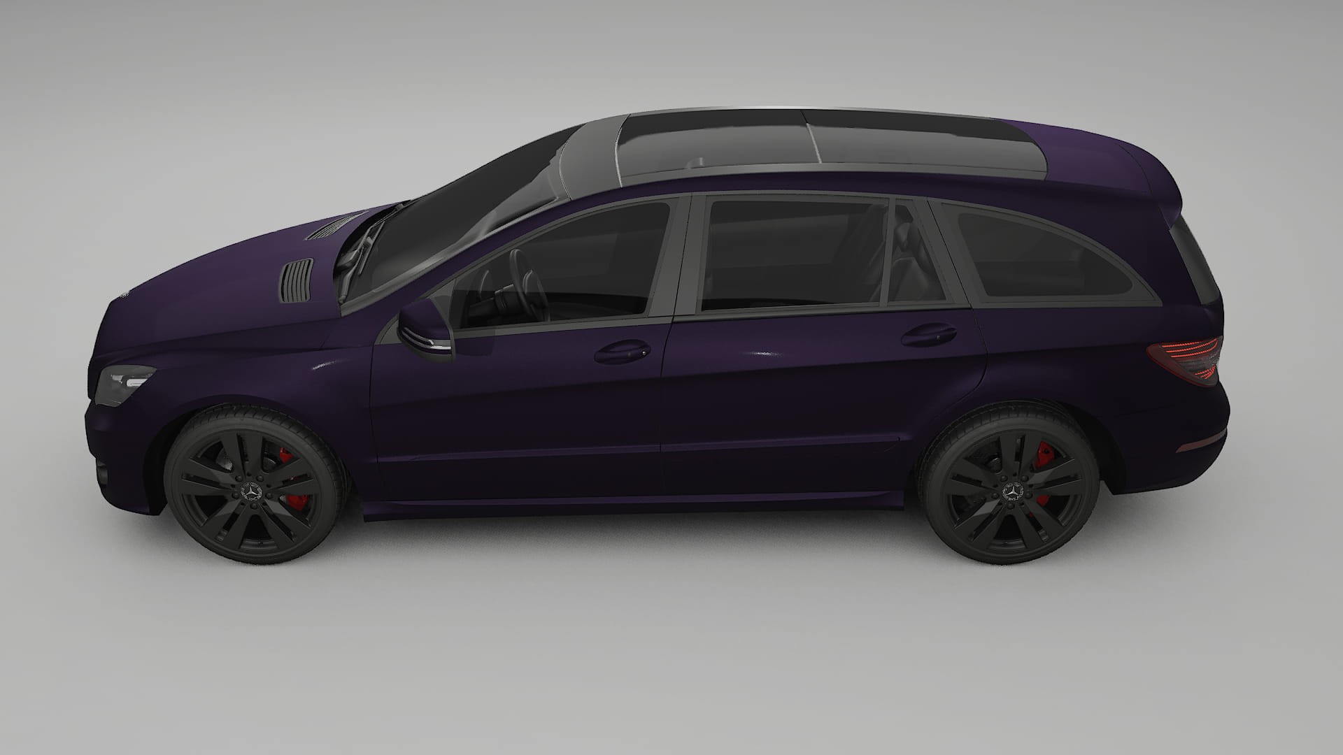 Mercedes R class W251 facelift LCI TPU Lackschutzfolie | VIOLET Farbwechsel PPF – Komplett-Vorgeschnittener Kit