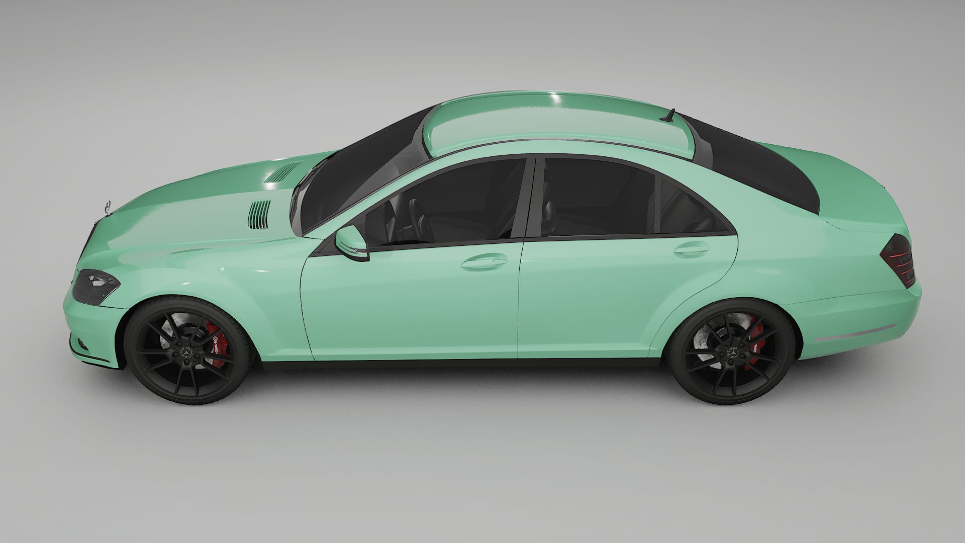 Mercedes S class W221 facelift LCI TPU Lackschutzfolie | DUSTY Farbwechsel PPF – Komplett-Vorgeschnittener Kit