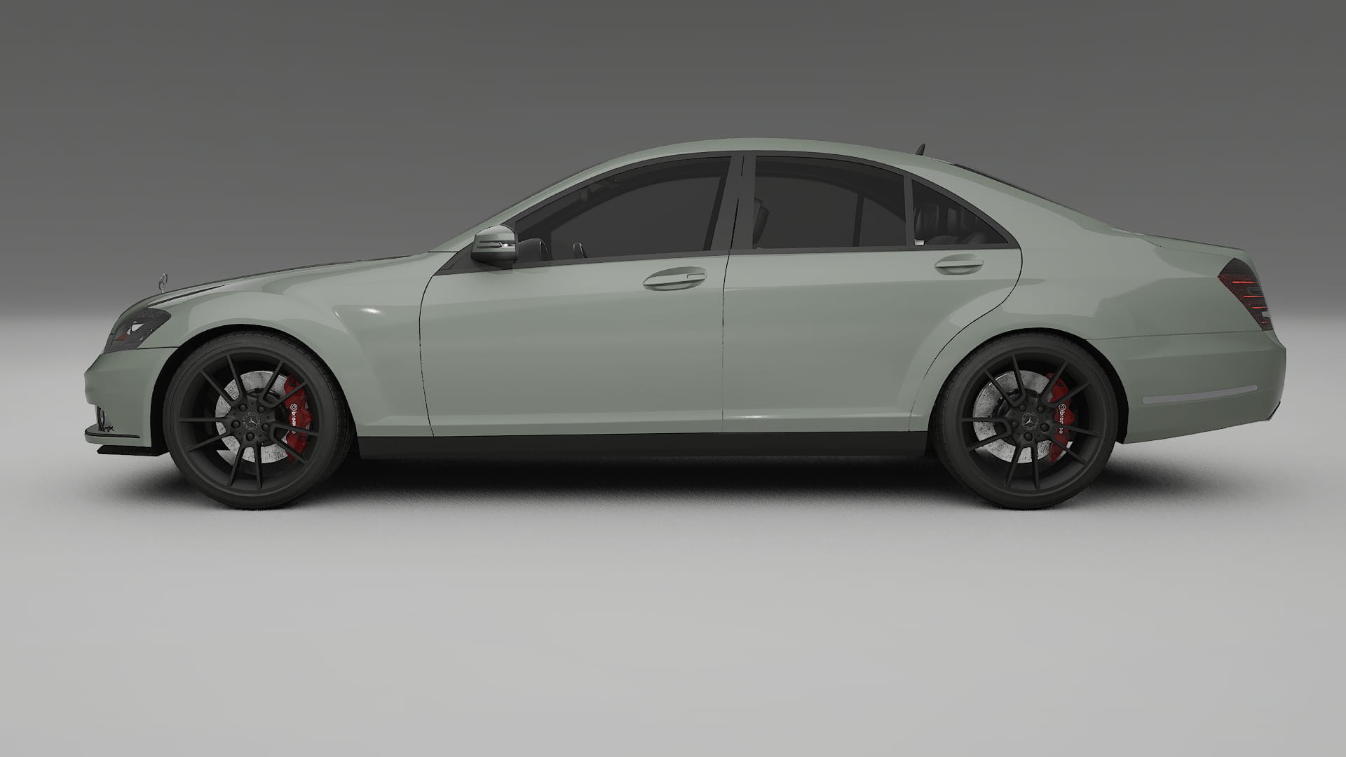 Mercedes S class W221 facelift LCI TPU Lackschutzfolie | SLATE Farbwechsel PPF – Komplett-Vorgeschnittener Kit
