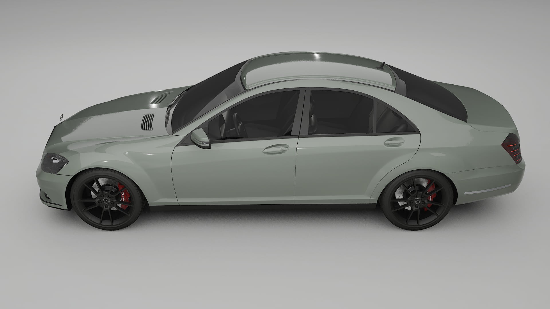 Mercedes S class W221 facelift LCI TPU Lackschutzfolie | SLATE Farbwechsel PPF – Komplett-Vorgeschnittener Kit