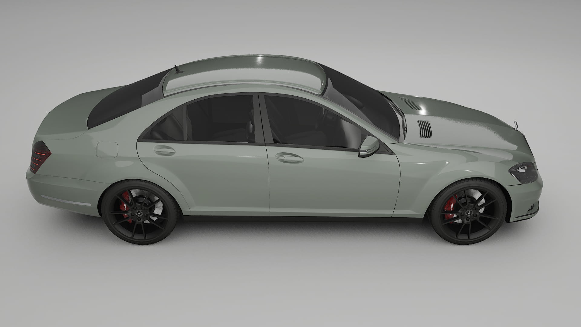 Mercedes S class W221 facelift LCI TPU Lackschutzfolie | SLATE Farbwechsel PPF – Komplett-Vorgeschnittener Kit