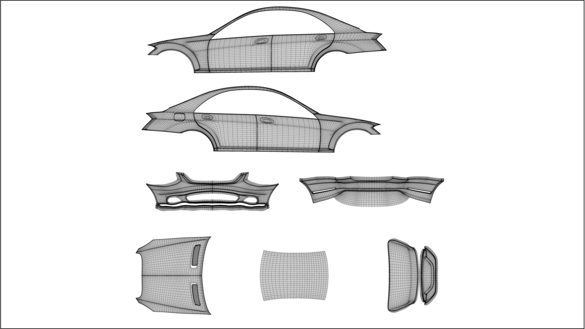 Mercedes S class W221 facelift LCI TPU Lackschutzfolie | BLAZE Farbwechsel PPF – Komplett-Vorgeschnittener Kit