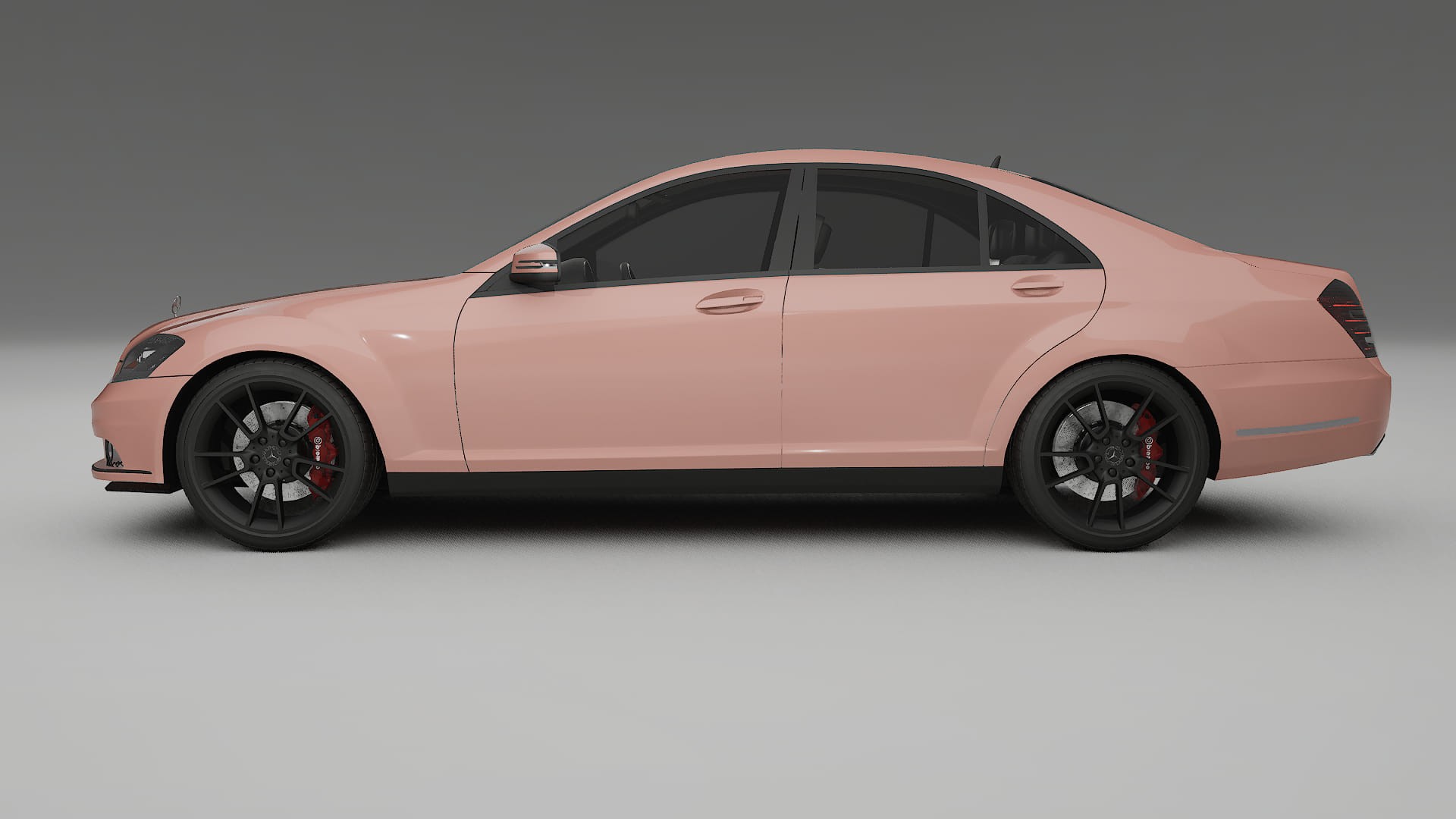 Mercedes S class W221 facelift LCI TPU Lackschutzfolie | BLUSH Farbwechsel PPF – Komplett-Vorgeschnittener Kit