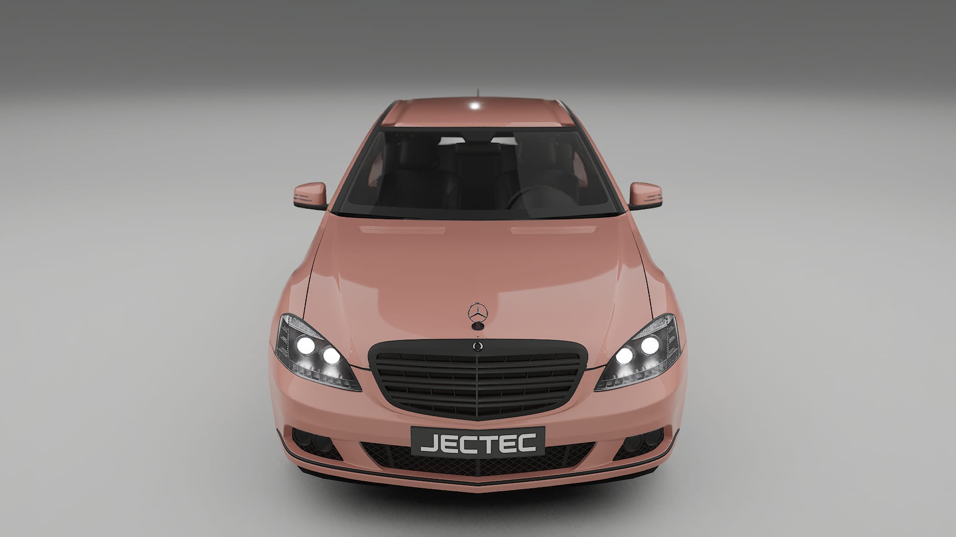 Mercedes S class W221 facelift LCI TPU Lackschutzfolie | BLUSH Farbwechsel PPF – Komplett-Vorgeschnittener Kit