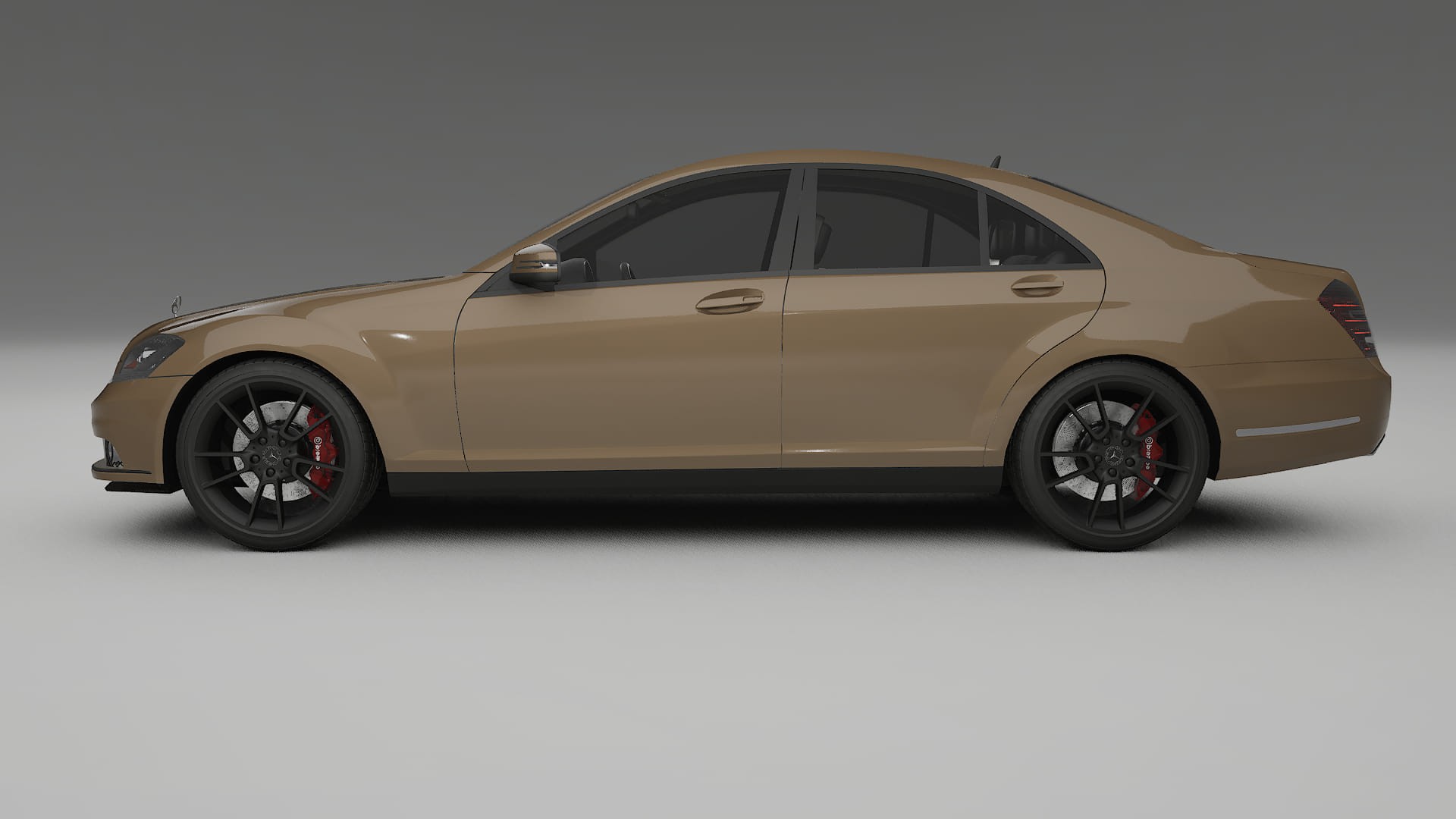 Mercedes S class W221 facelift LCI TPU Lackschutzfolie | SAHARA Farbwechsel PPF – Komplett-Vorgeschnittener Kit