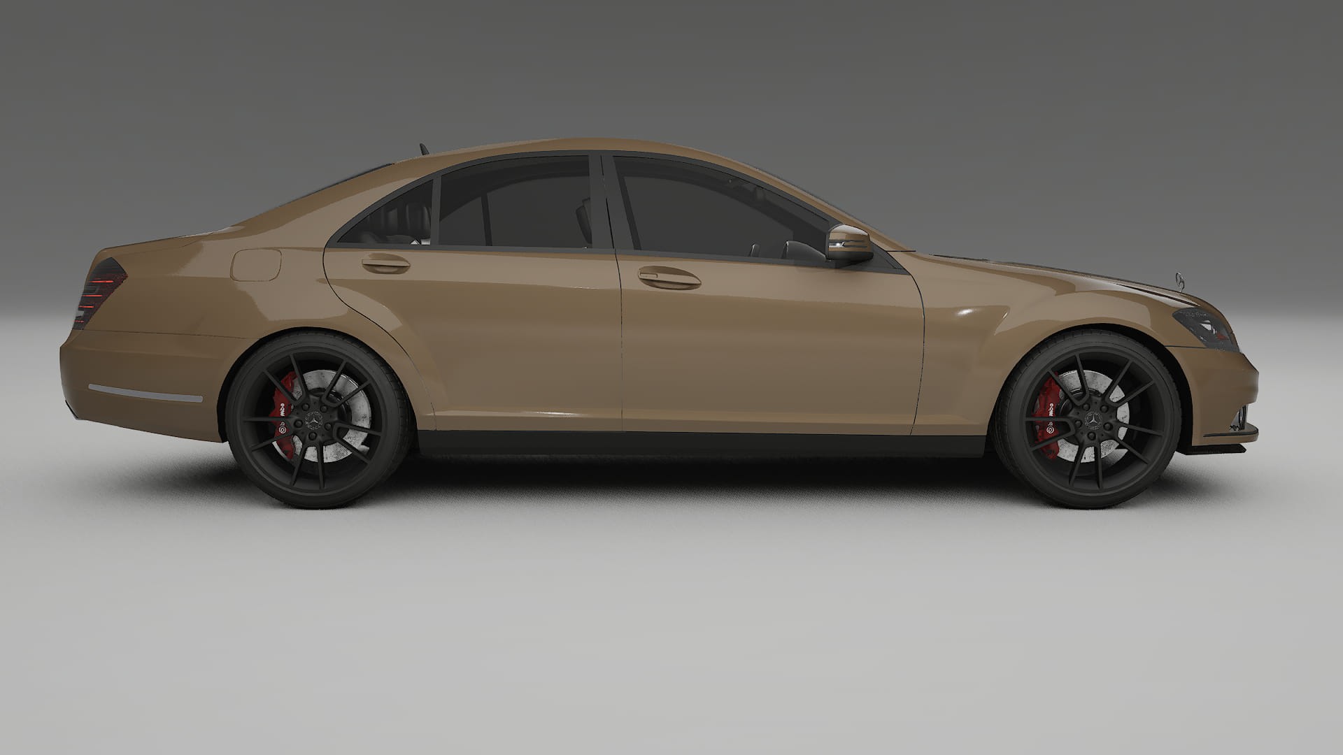 Mercedes S class W221 facelift LCI TPU Lackschutzfolie | SAHARA Farbwechsel PPF – Komplett-Vorgeschnittener Kit