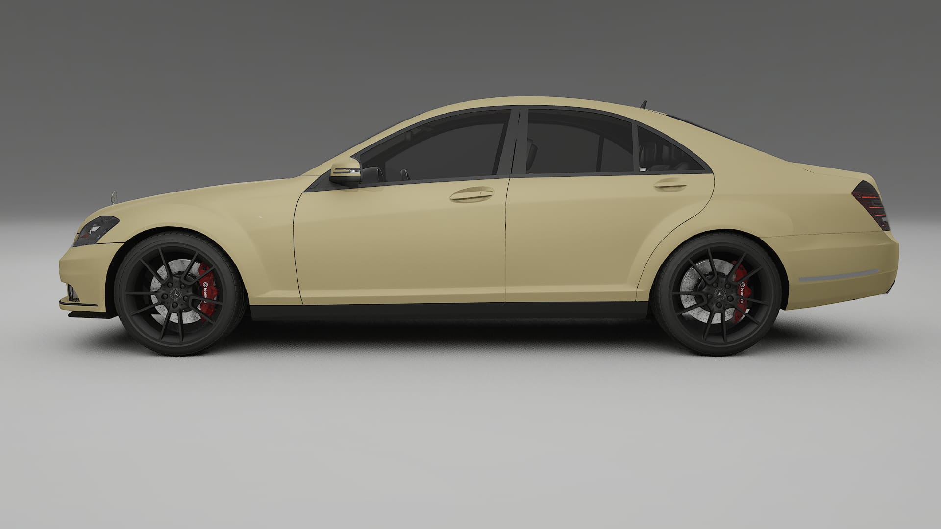 Mercedes S class W221 facelift LCI TPU Lackschutzfolie | SAND Farbwechsel PPF – Komplett-Vorgeschnittener Kit