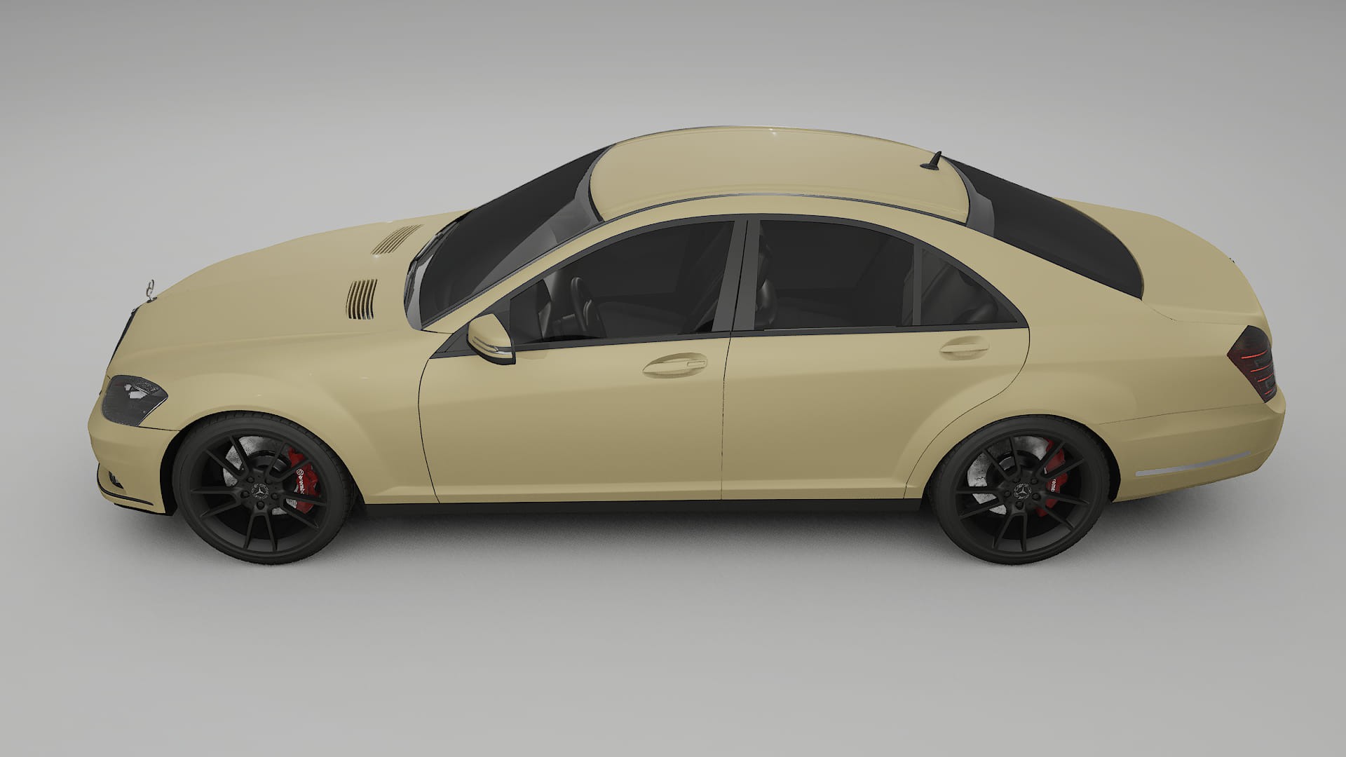 Mercedes S class W221 facelift LCI TPU Lackschutzfolie | SAND Farbwechsel PPF – Komplett-Vorgeschnittener Kit