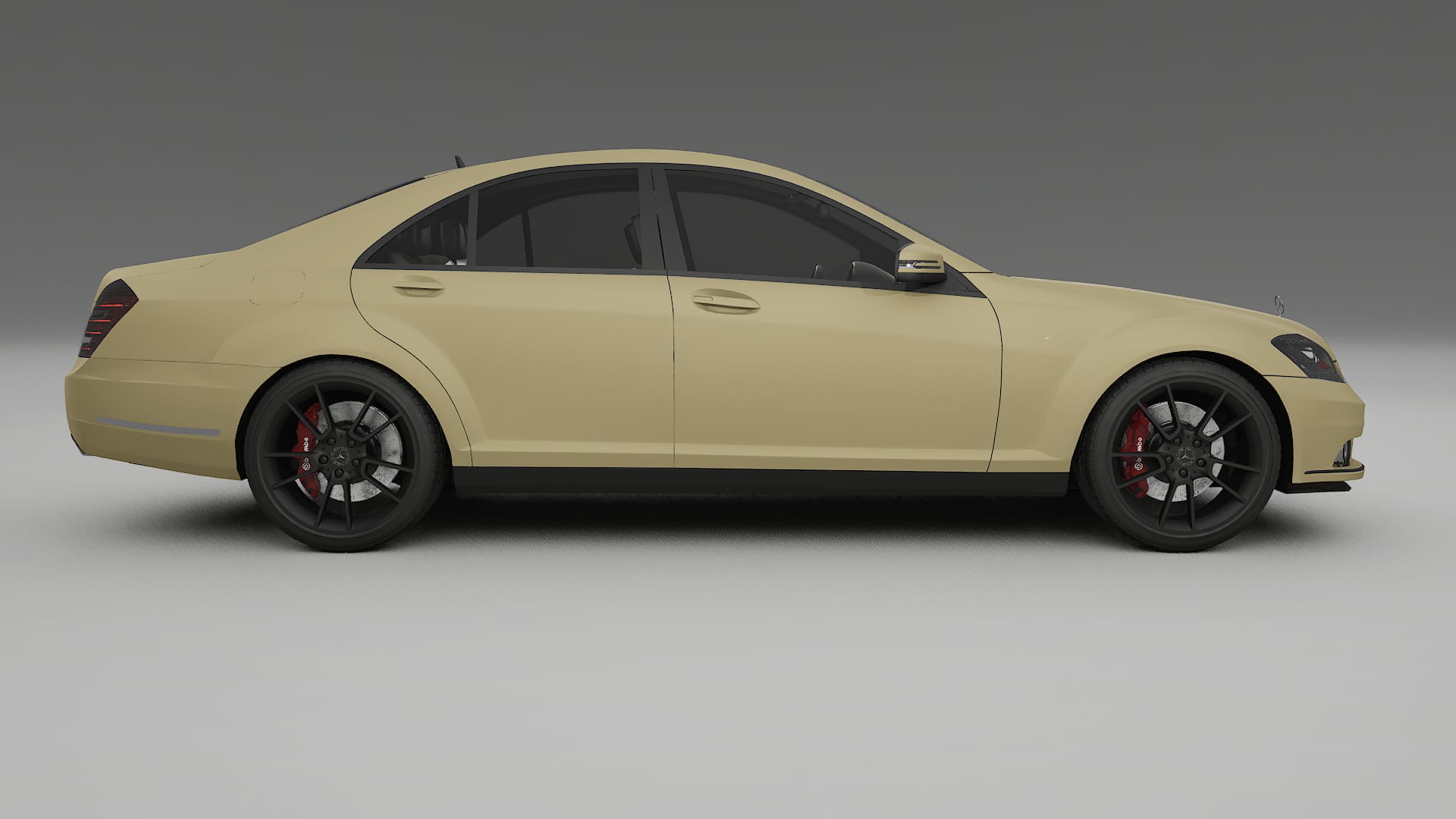 Mercedes S class W221 facelift LCI TPU Lackschutzfolie | SAND Farbwechsel PPF – Komplett-Vorgeschnittener Kit