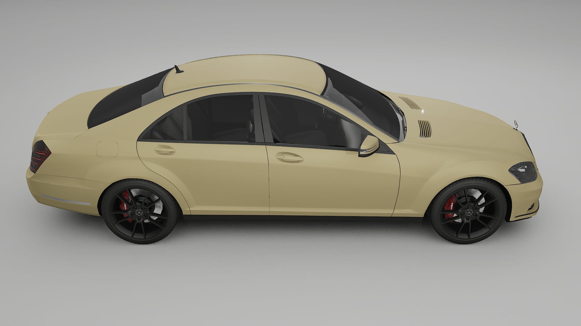 Mercedes S class W221 facelift LCI TPU Lackschutzfolie | SAND Farbwechsel PPF – Komplett-Vorgeschnittener Kit