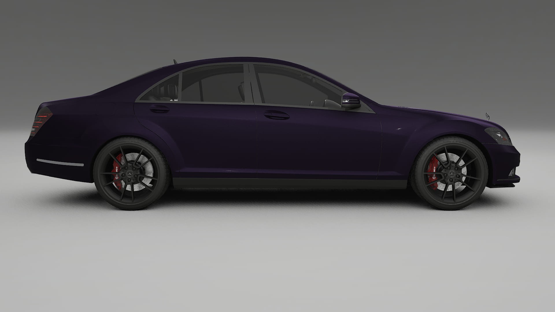 Mercedes S class W221 facelift LCI TPU Lackschutzfolie | VIOLET Farbwechsel PPF – Komplett-Vorgeschnittener Kit