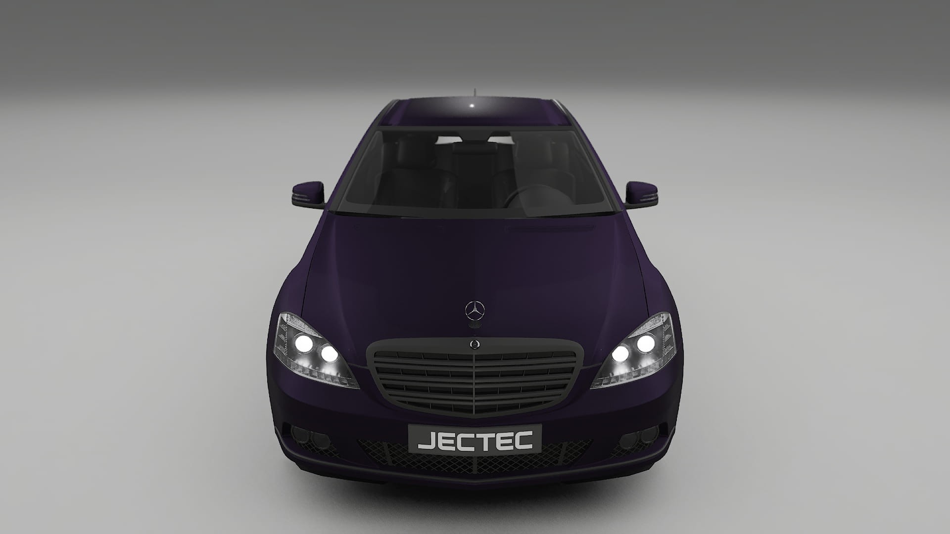 Mercedes S class W221 facelift LCI TPU Lackschutzfolie | VIOLET Farbwechsel PPF – Komplett-Vorgeschnittener Kit