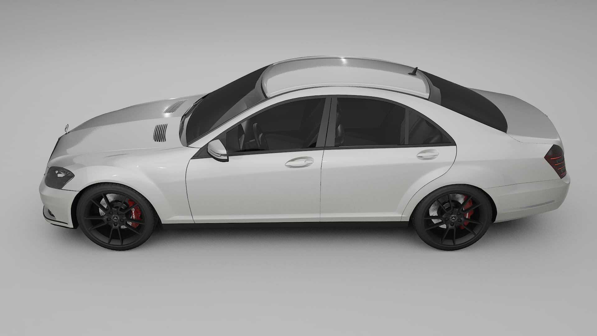 Mercedes S class W221 facelift LCI TPU Lackschutzfolie | PEARL Farbwechsel PPF – Komplett-Vorgeschnittener Kit