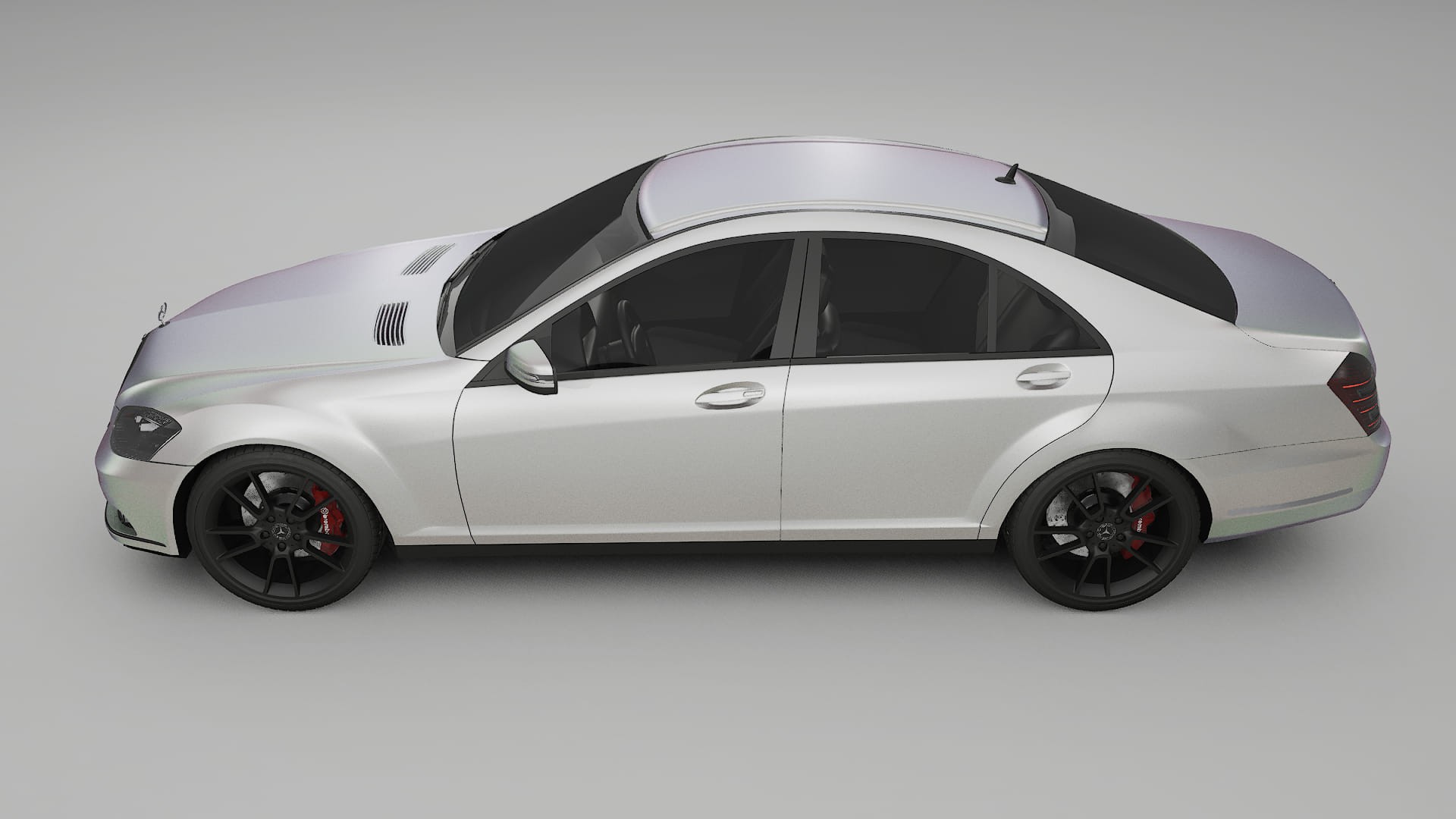 Mercedes S class W221 facelift LCI TPU Lackschutzfolie | NEBULA Farbwechsel PPF – Komplett-Vorgeschnittener Kit