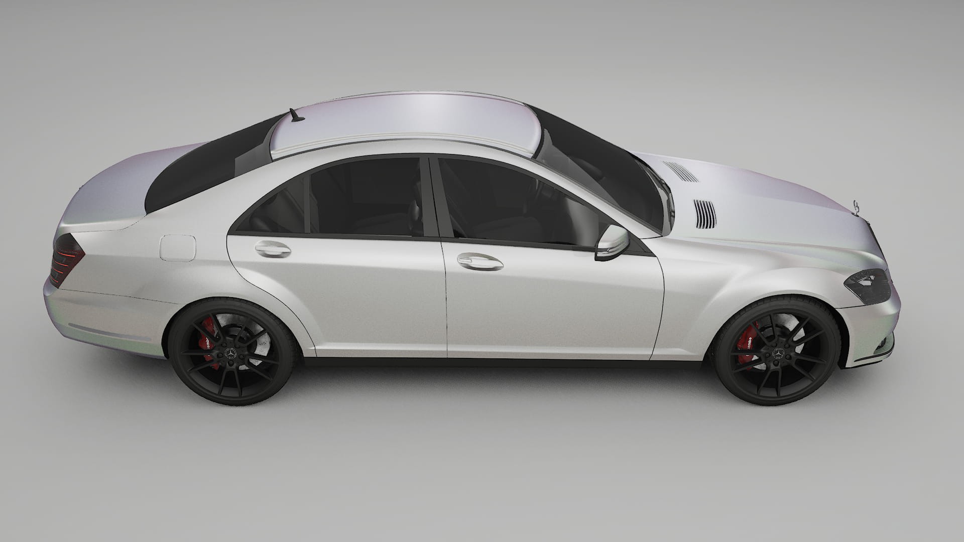 Mercedes S class W221 facelift LCI TPU Lackschutzfolie | NEBULA Farbwechsel PPF – Komplett-Vorgeschnittener Kit