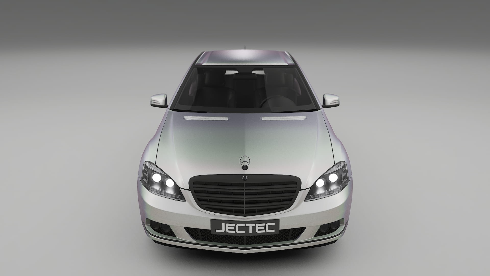 Mercedes S class W221 facelift LCI TPU Lackschutzfolie | NEBULA Farbwechsel PPF – Komplett-Vorgeschnittener Kit