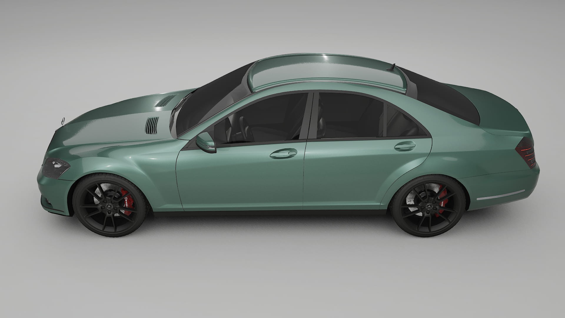 Mercedes S class W221 facelift LCI TPU Lackschutzfolie | EVERGREEN Farbwechsel PPF – Komplett-Vorgeschnittener Kit