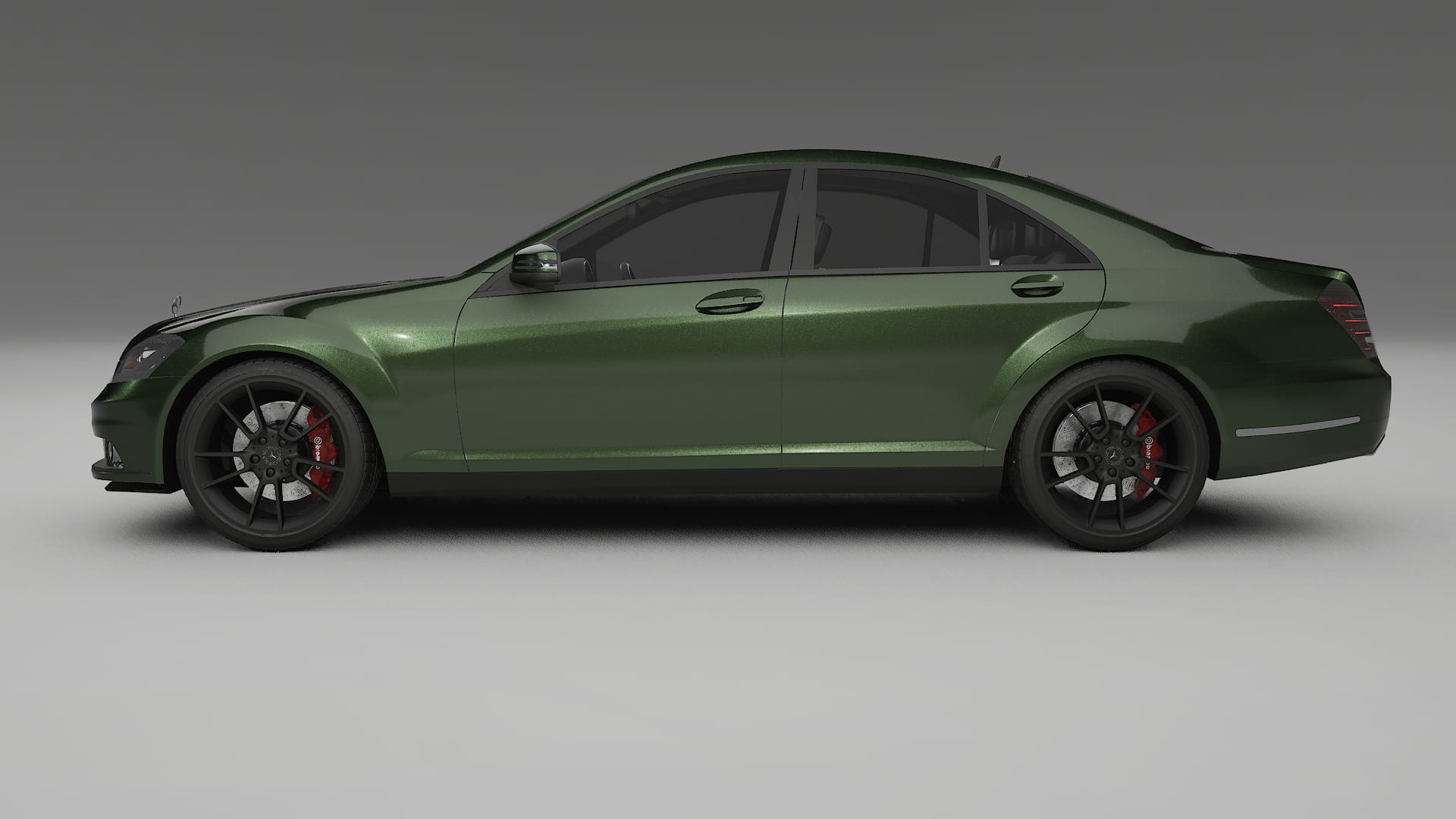 Mercedes S class W221 facelift LCI TPU Lackschutzfolie | LAGOON Farbwechsel PPF – Komplett-Vorgeschnittener Kit