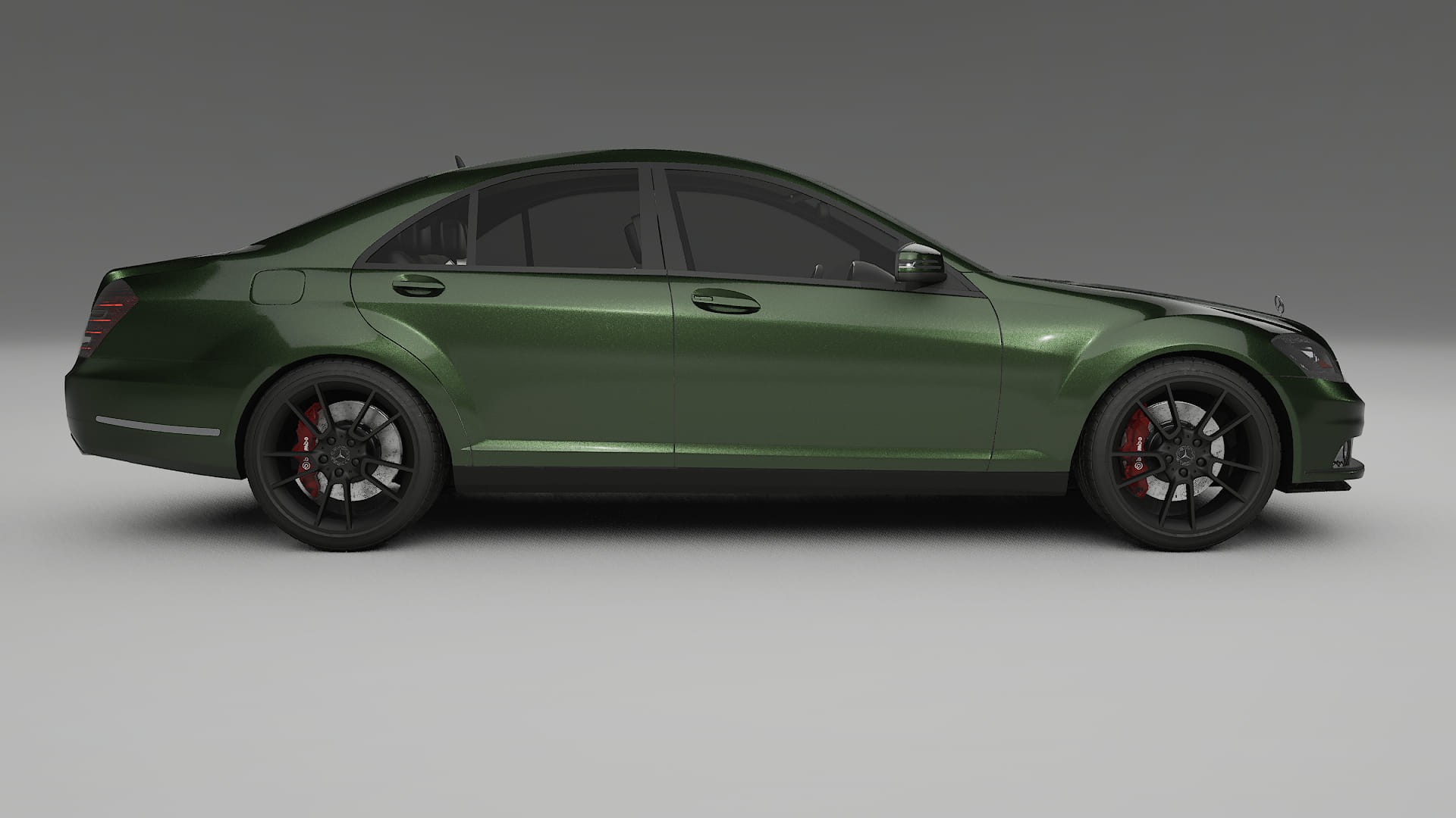 Mercedes S class W221 facelift LCI TPU Lackschutzfolie | LAGOON Farbwechsel PPF – Komplett-Vorgeschnittener Kit