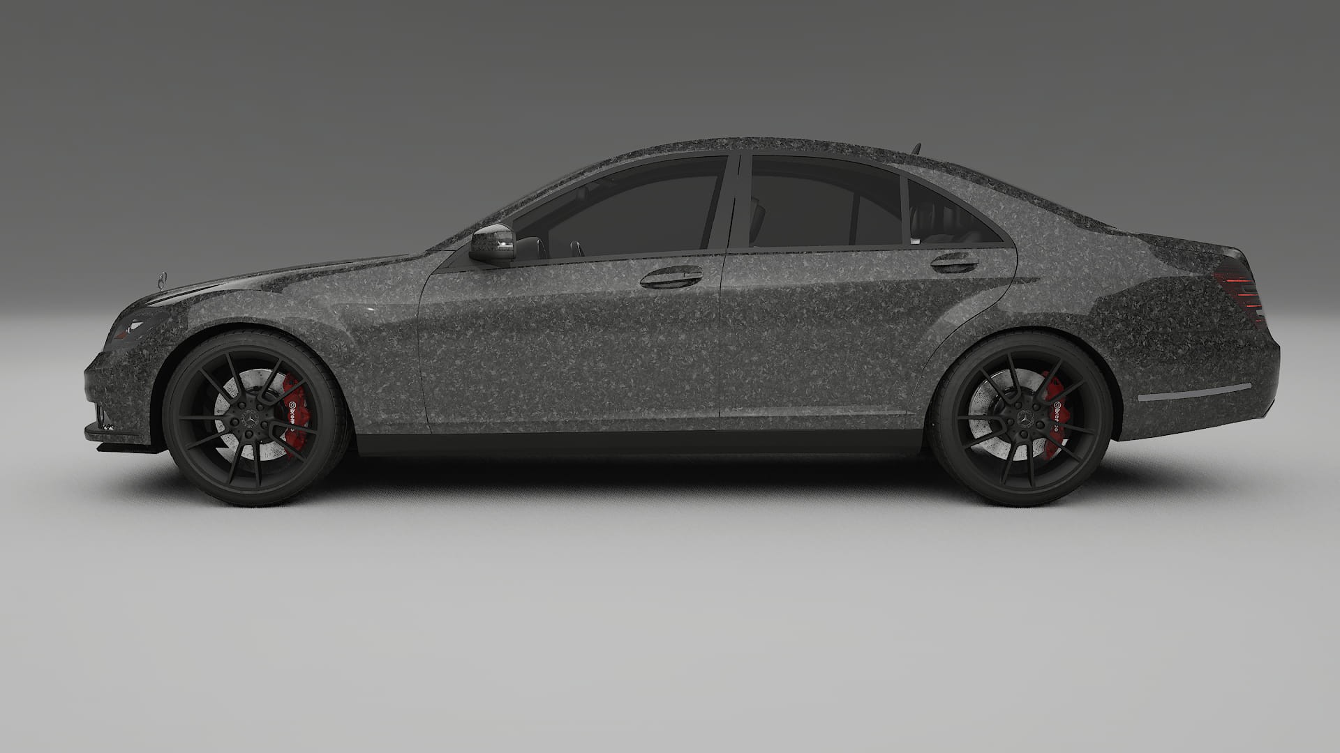 Mercedes S class W221 facelift LCI TPU Lackschutzfolie | FORGED S Farbwechsel PPF – Komplett-Vorgeschnittener Kit
