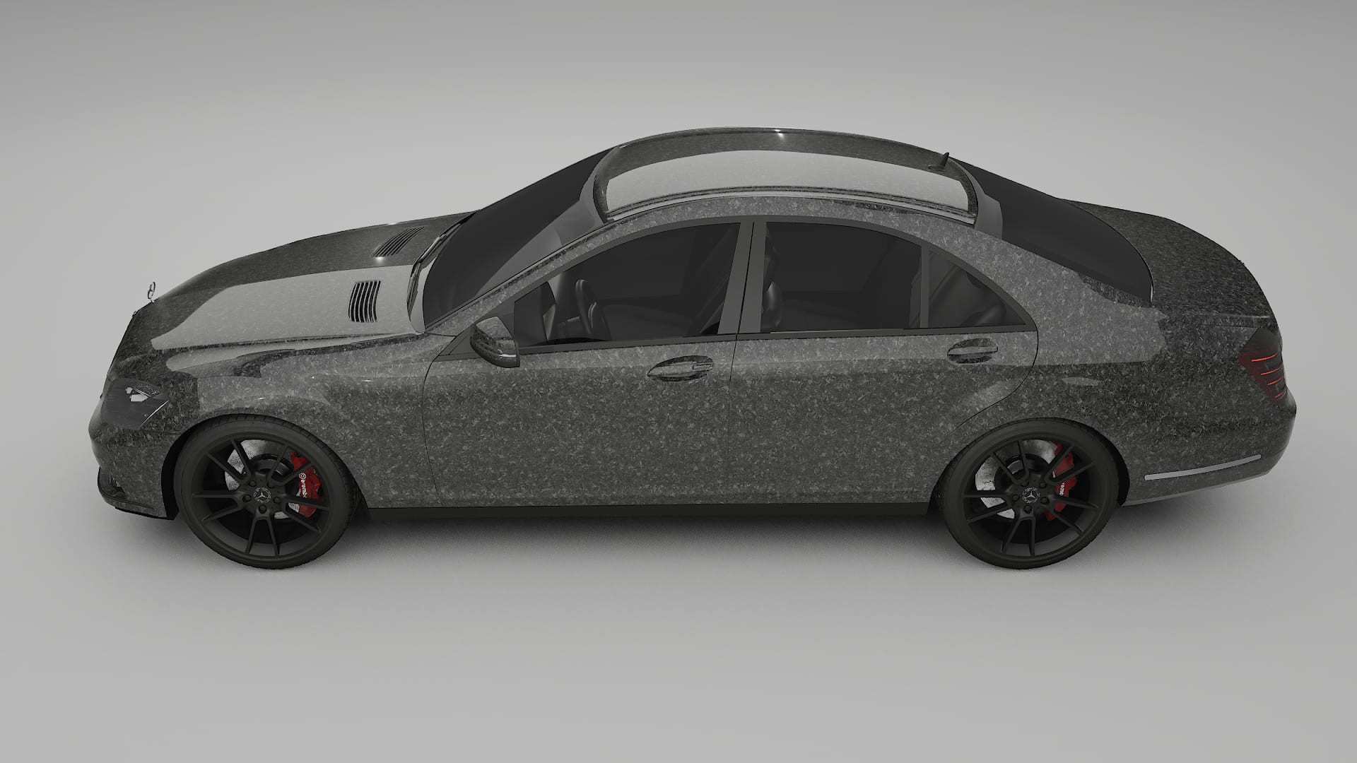 Mercedes S class W221 facelift LCI TPU Lackschutzfolie | FORGED S Farbwechsel PPF – Komplett-Vorgeschnittener Kit