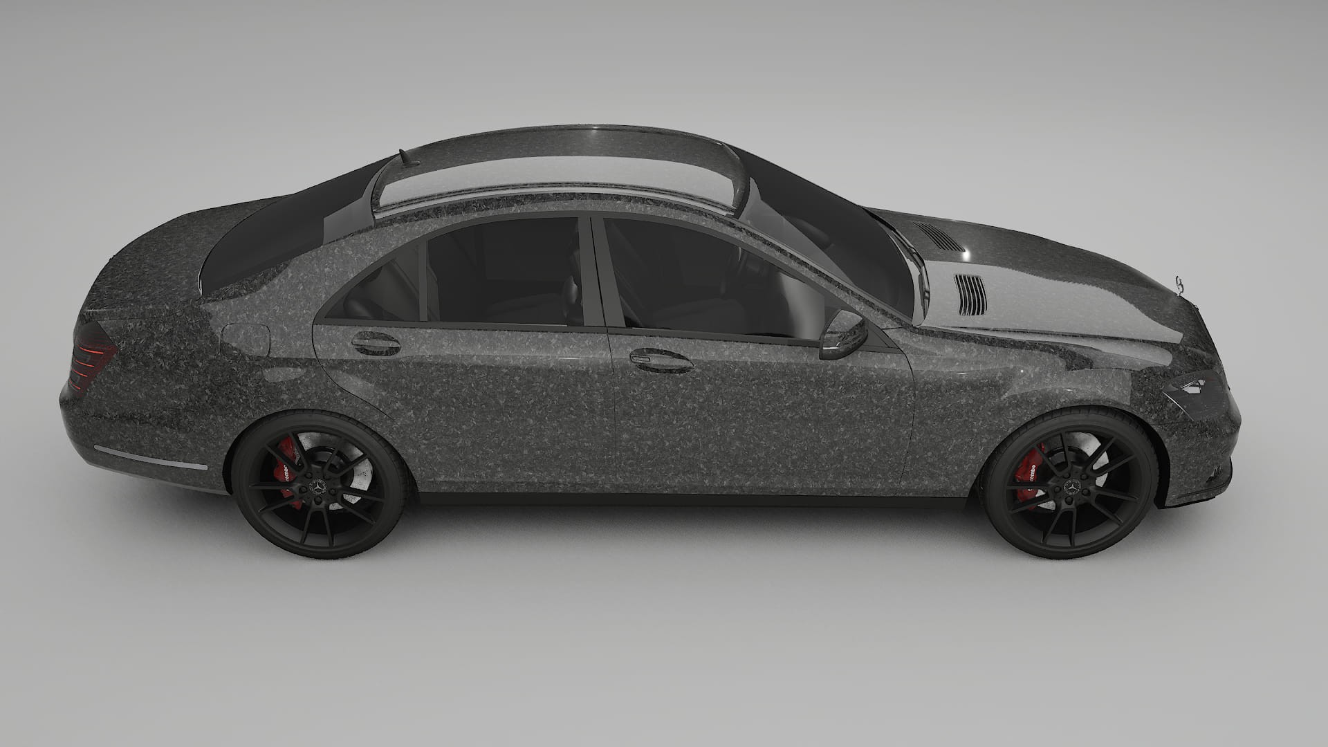Mercedes S class W221 facelift LCI TPU Lackschutzfolie | FORGED S Farbwechsel PPF – Komplett-Vorgeschnittener Kit