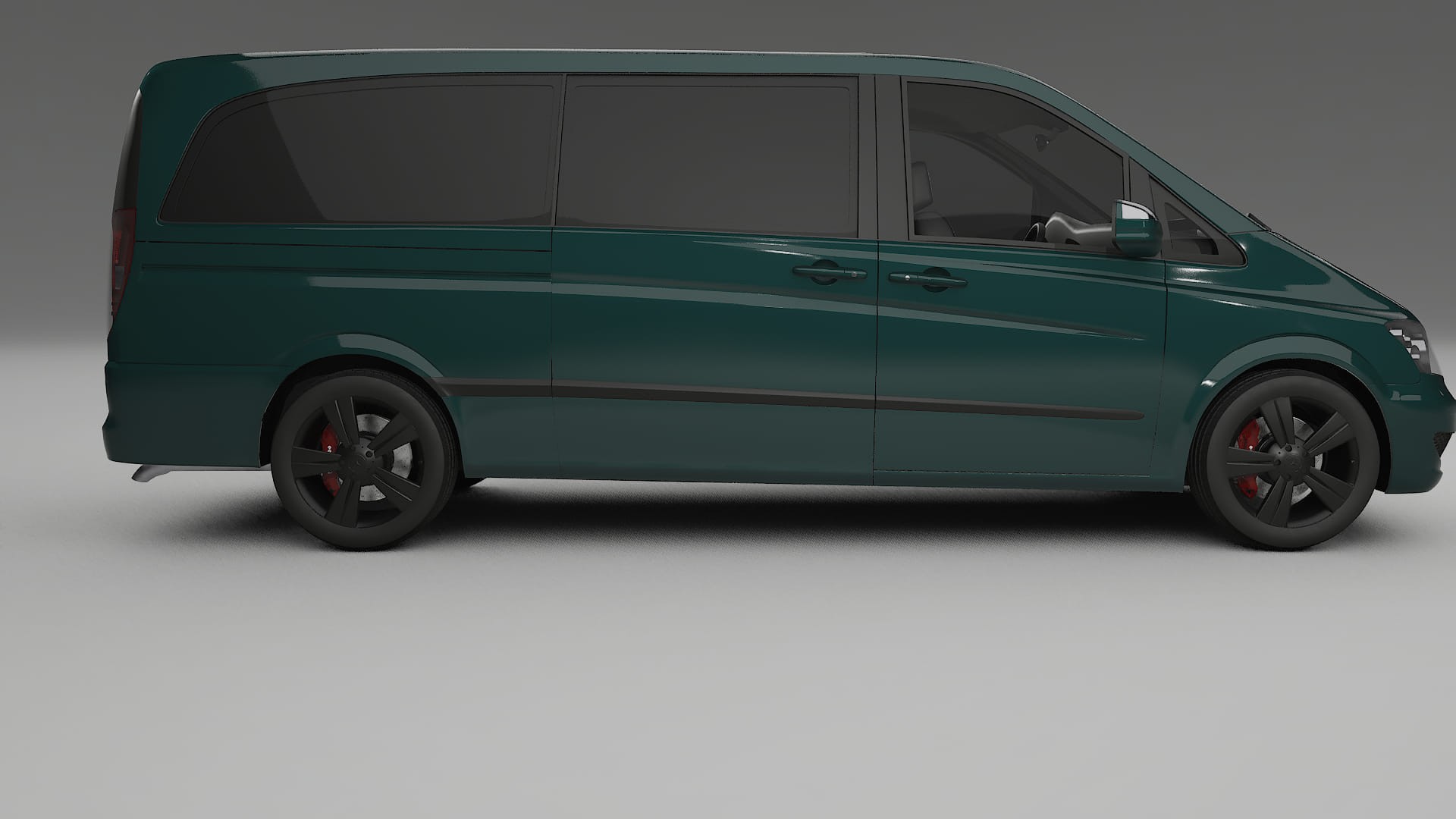 Mercedes Viano Extralong W439 Facelift LCI TPU Lackschutzfolie | INFERNO Farbwechsel PPF – Komplett-Vorgeschnittener Kit