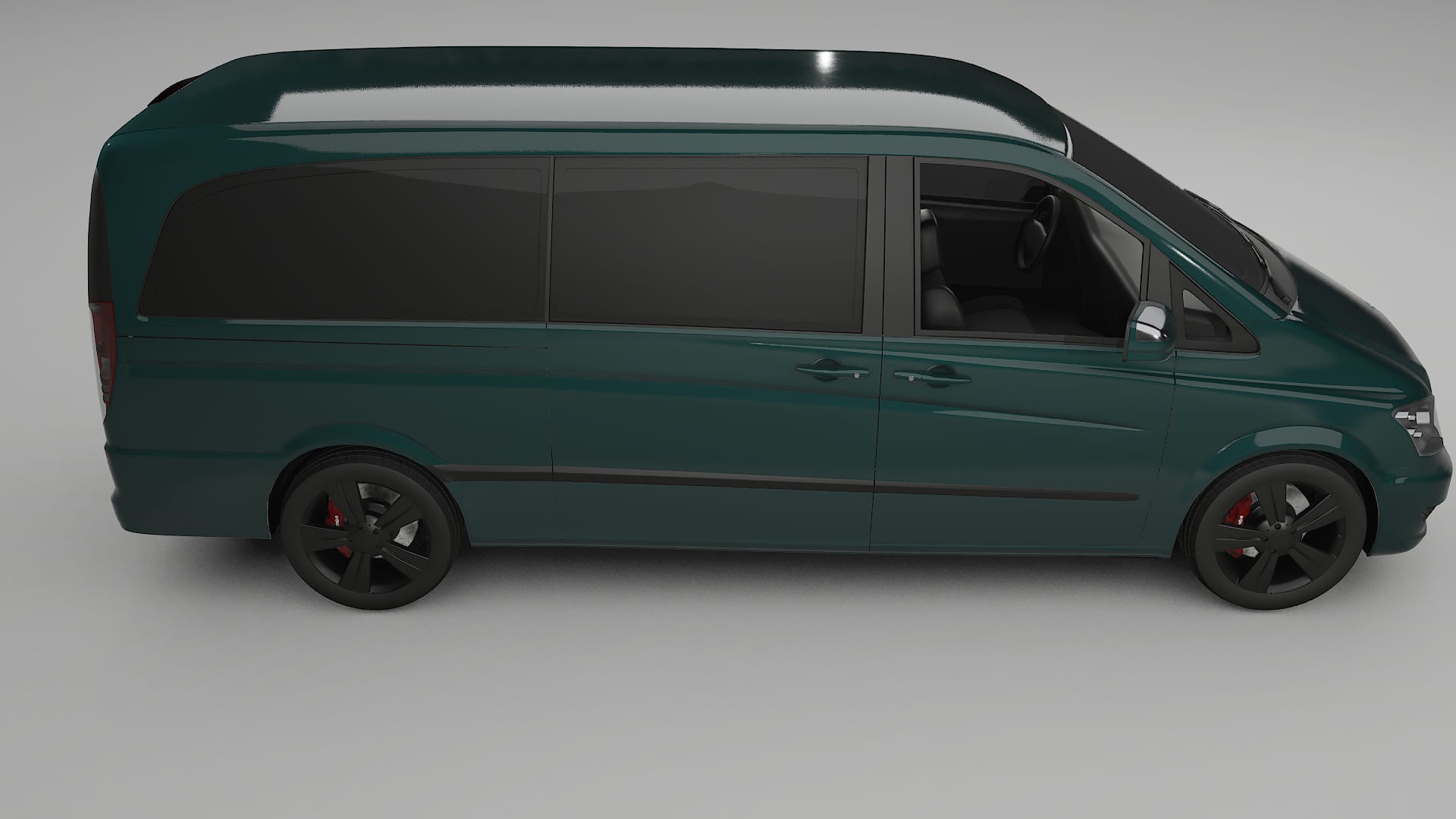 Mercedes Viano Extralong W439 Facelift LCI TPU Lackschutzfolie | INFERNO Farbwechsel PPF – Komplett-Vorgeschnittener Kit