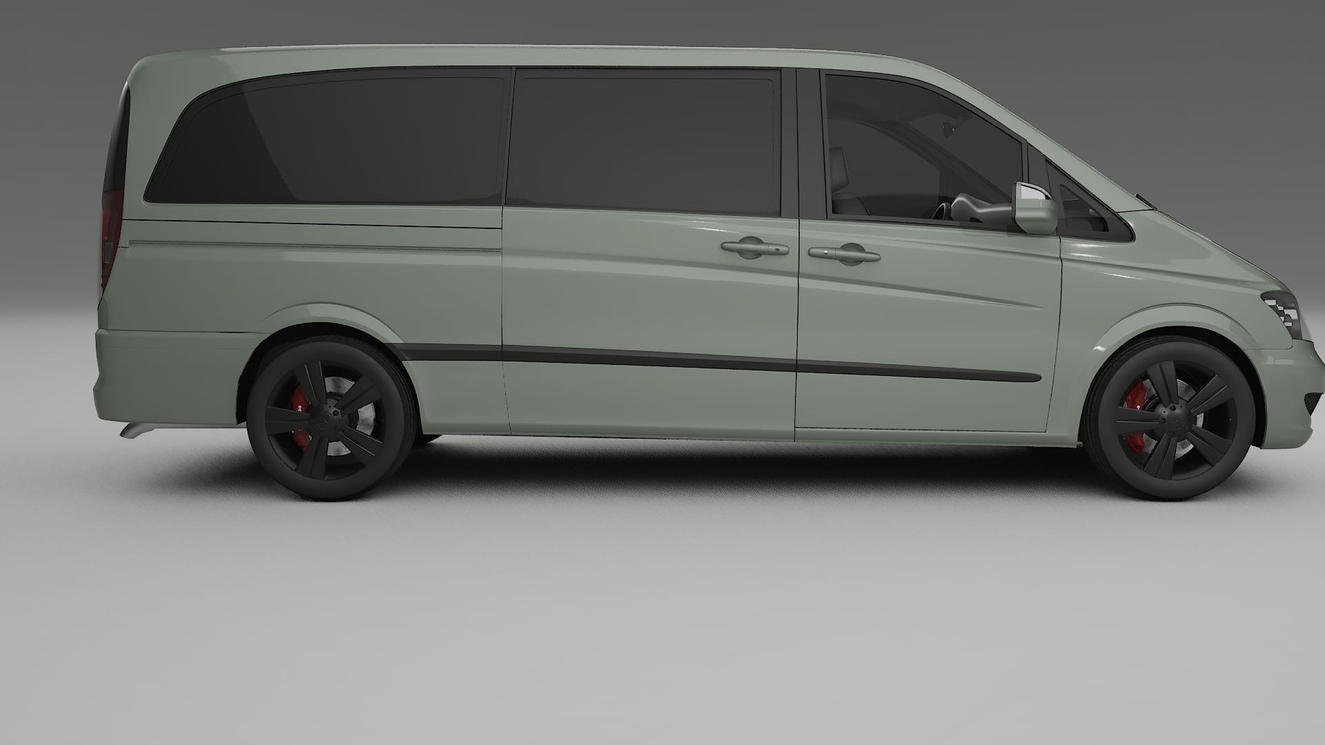 Mercedes Viano Extralong W439 Facelift LCI TPU Lackschutzfolie | SLATE Farbwechsel PPF – Komplett-Vorgeschnittener Kit